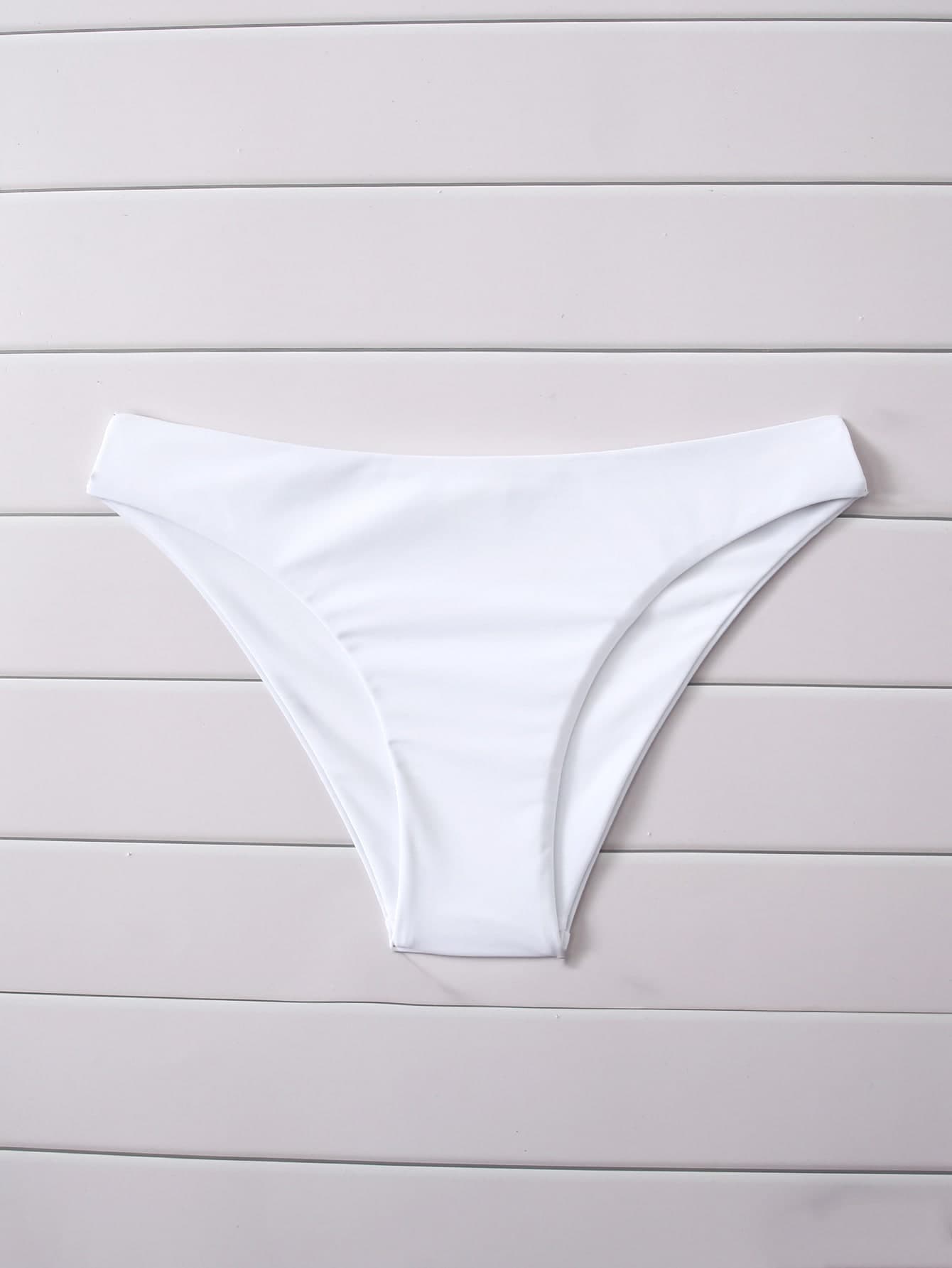 Swim Basics Summer Beach Solid Bikini Panty