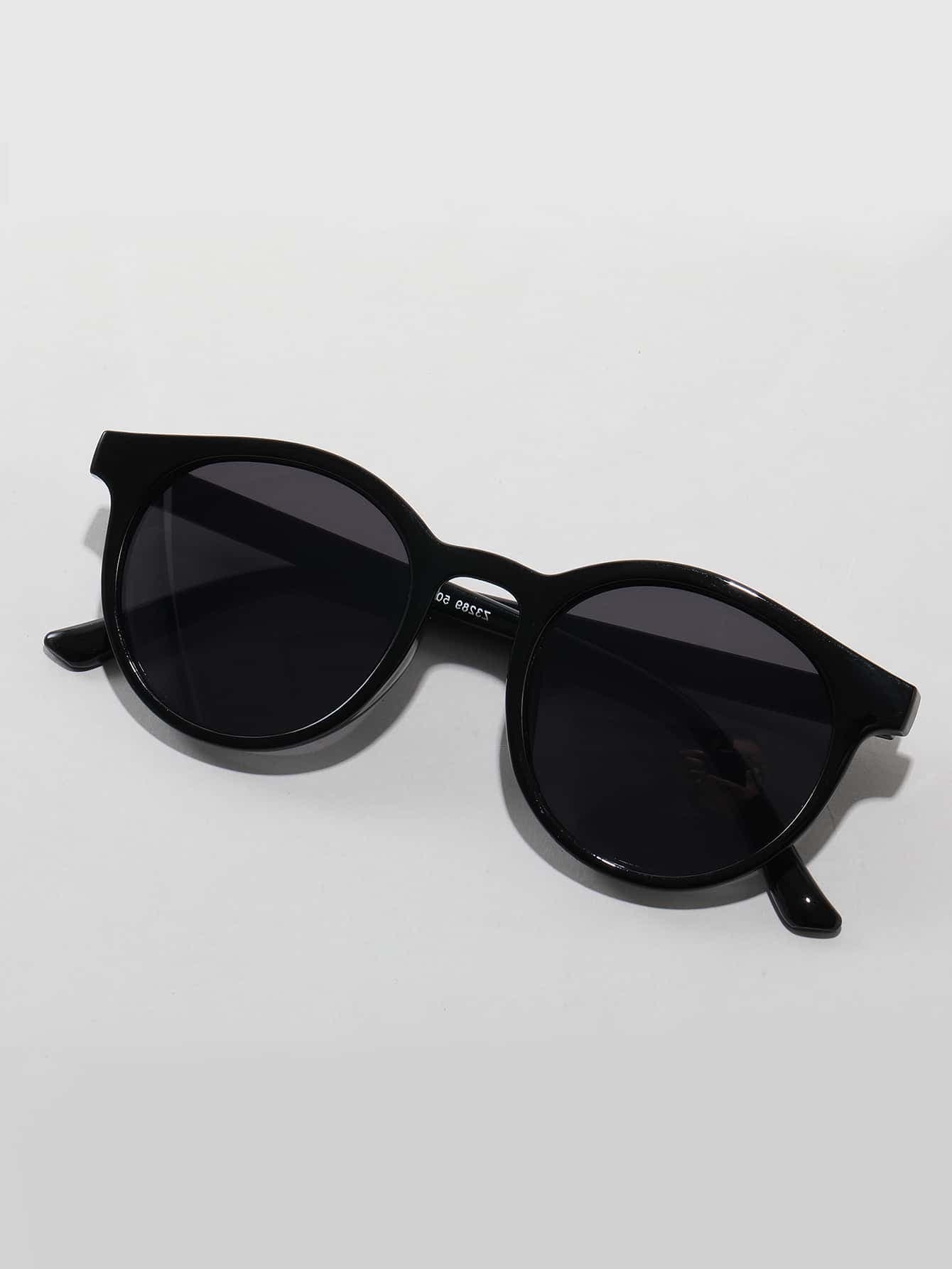 1 Pair Unisex Round Frame Fashion Sunglasses, Suitable For Fishing, Travel, Sports, Driving, Festival Outfits, Summer Accessories, Beach, Music Festivals, Outings, Vacations, Family Trips, Elegant Attire, Street Style Accessories, Sporty Style, Parties, Outdoor Activities, Street Style, Holidays, Vacations, Golf, Hiking, Outdoor Activities