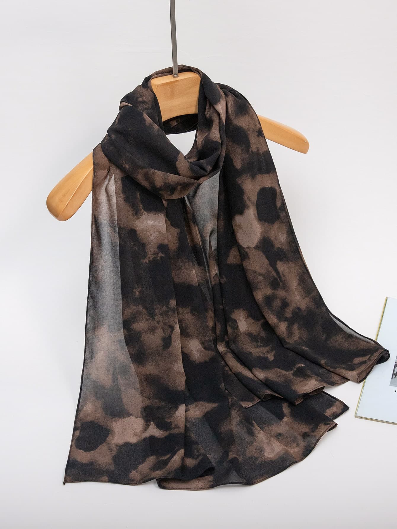 1pc Tie-Dye Printed Women Scarf Headband, Casual Streetwear Fashion Headscarf, Suitable For Daily Wear