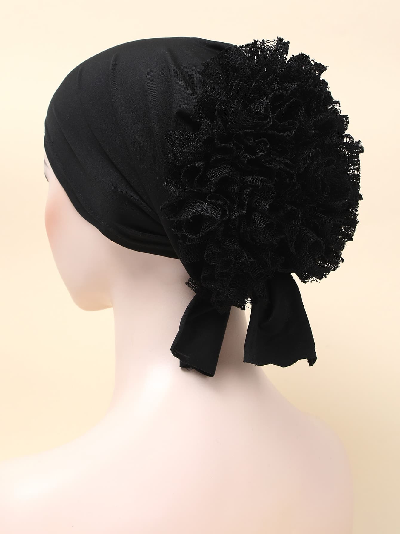 1pc Women Simple Solid Hat Bonnet Hair Bonnet Turban Valentine's Day Valentines Sleep Bonnet