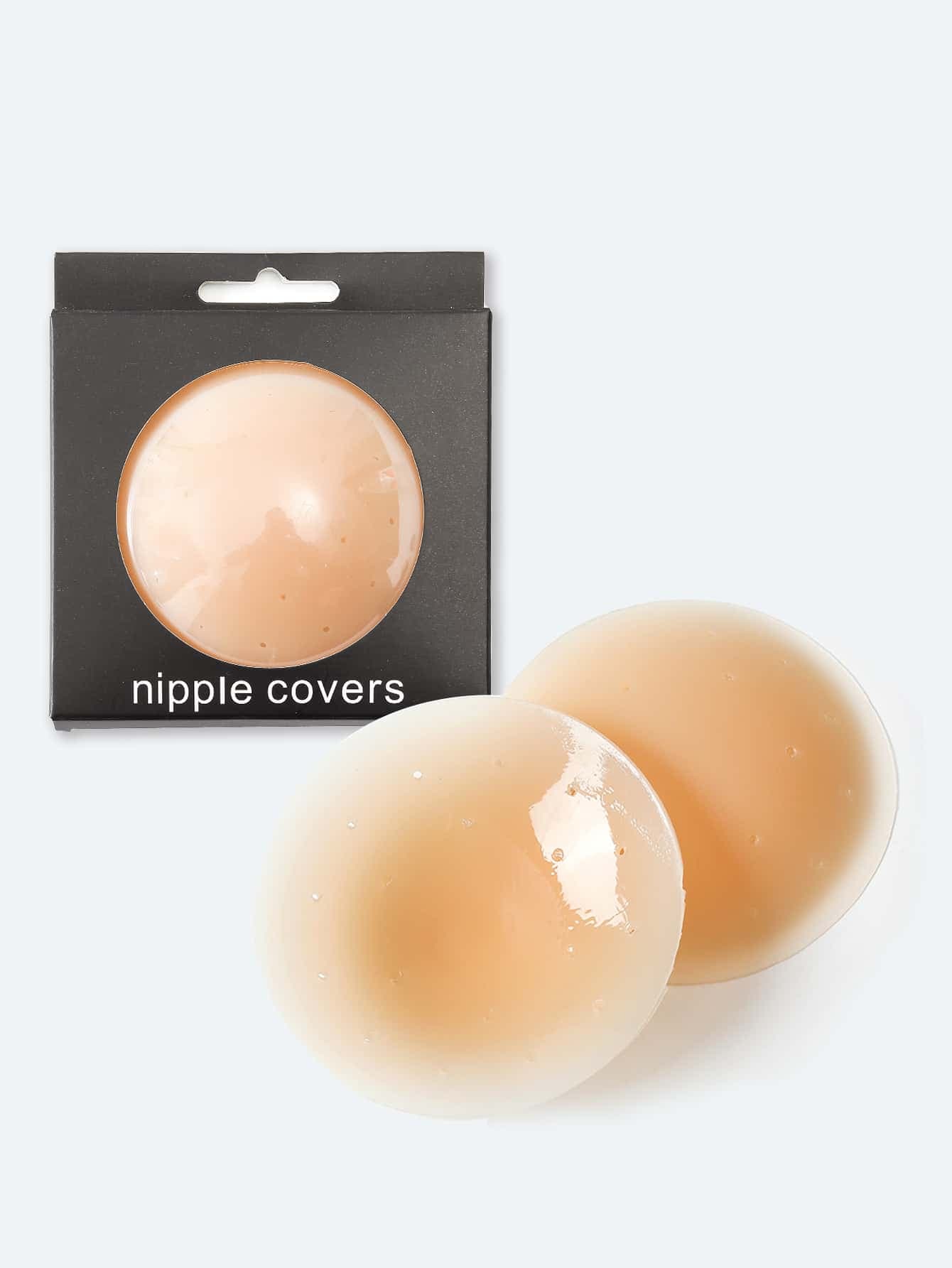 2 PCS Nipple Covers For Women, Boob Pasties, Reusable Silicone Adhesive Invisible Pasty Nipple Covers For Women With Package, Sticky Bra,