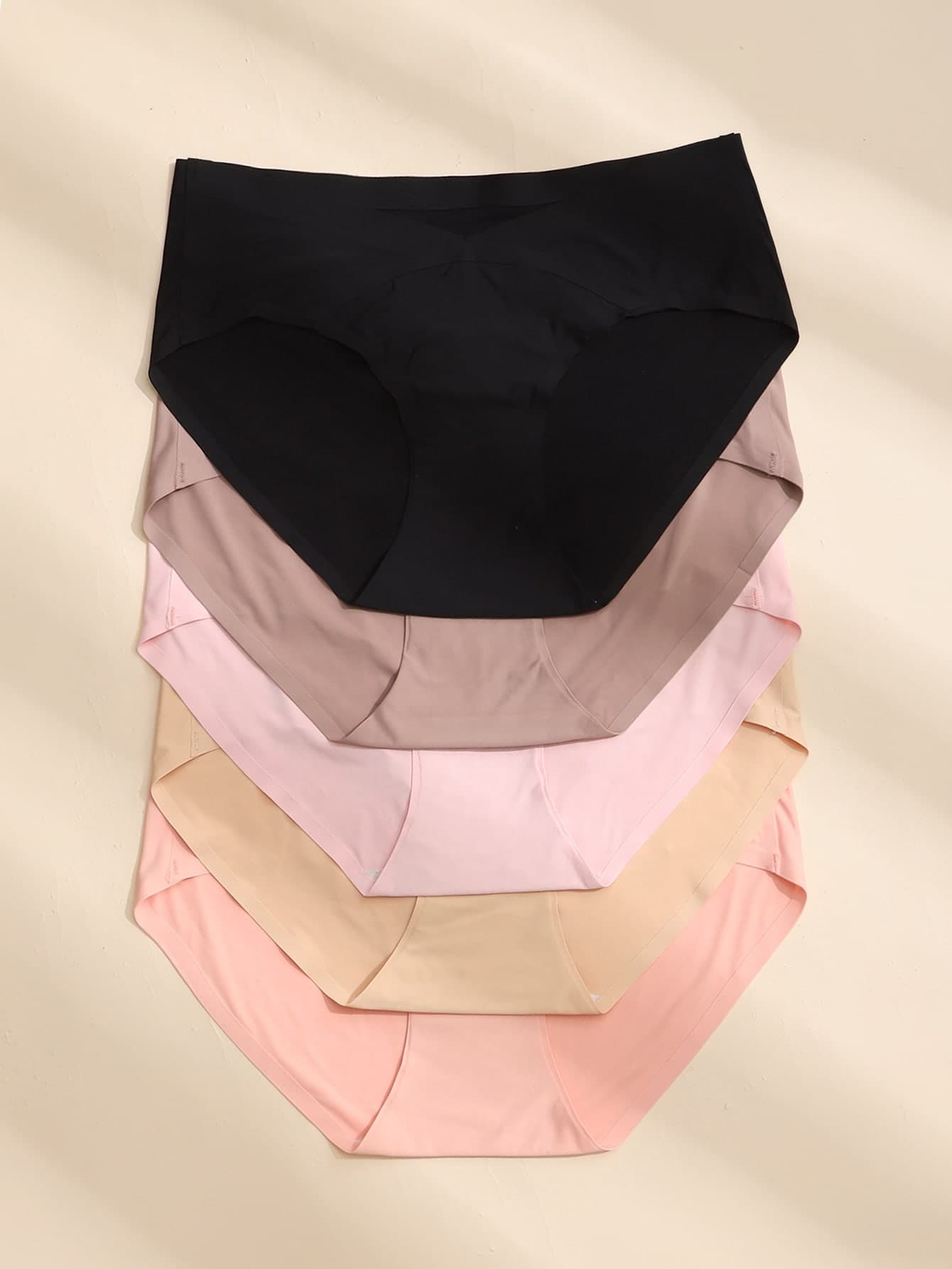 SHEIN Maternity 5pack Solid Brief