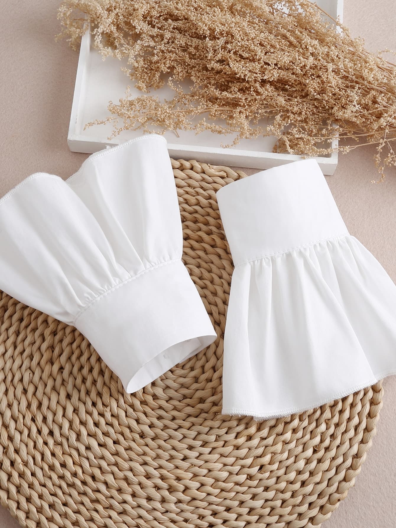 Ruffle Trim Fake Cuff Valentine's Day Valentines