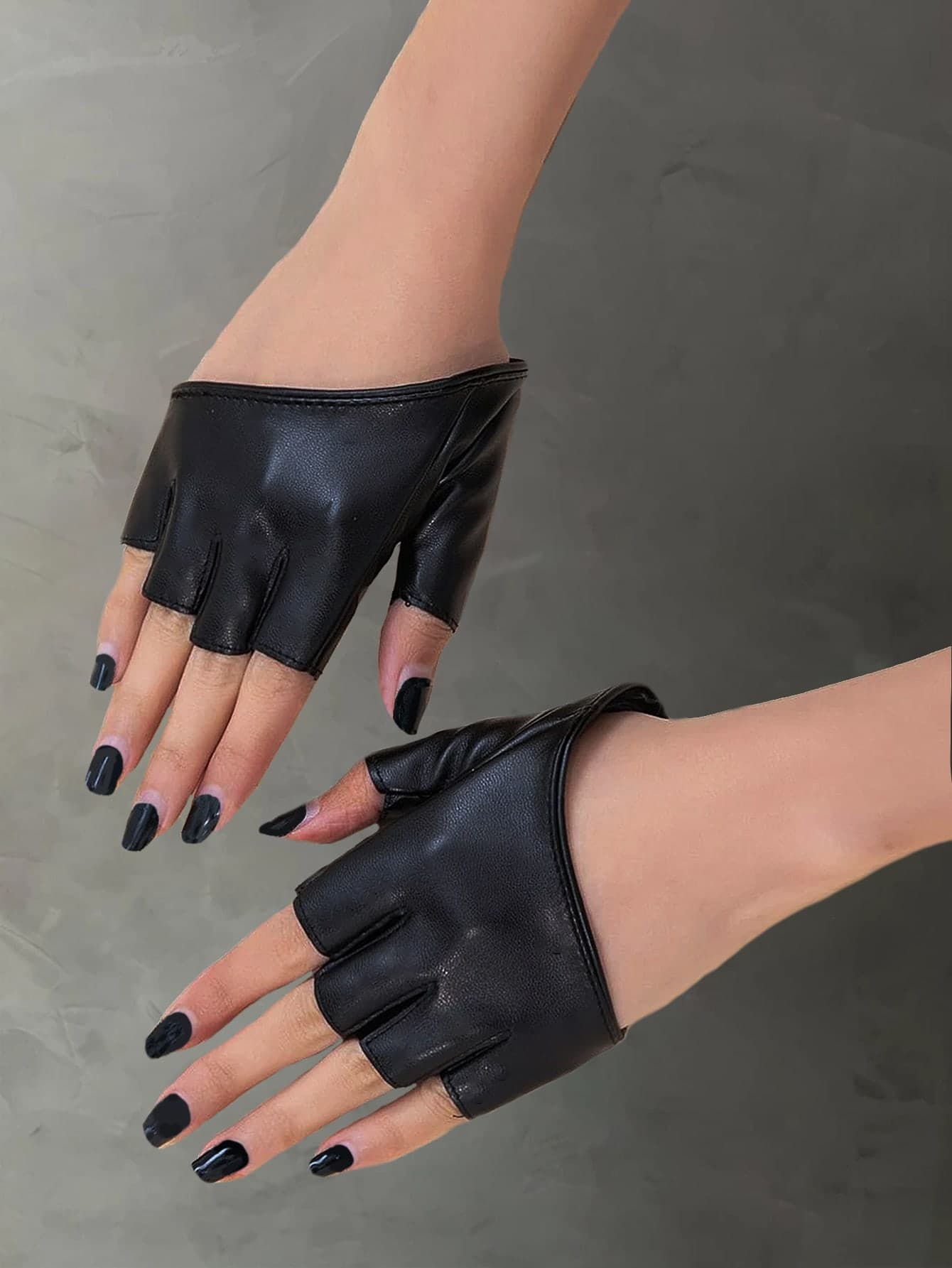 1pc Solid Fingerless Gloves For Decoration daily