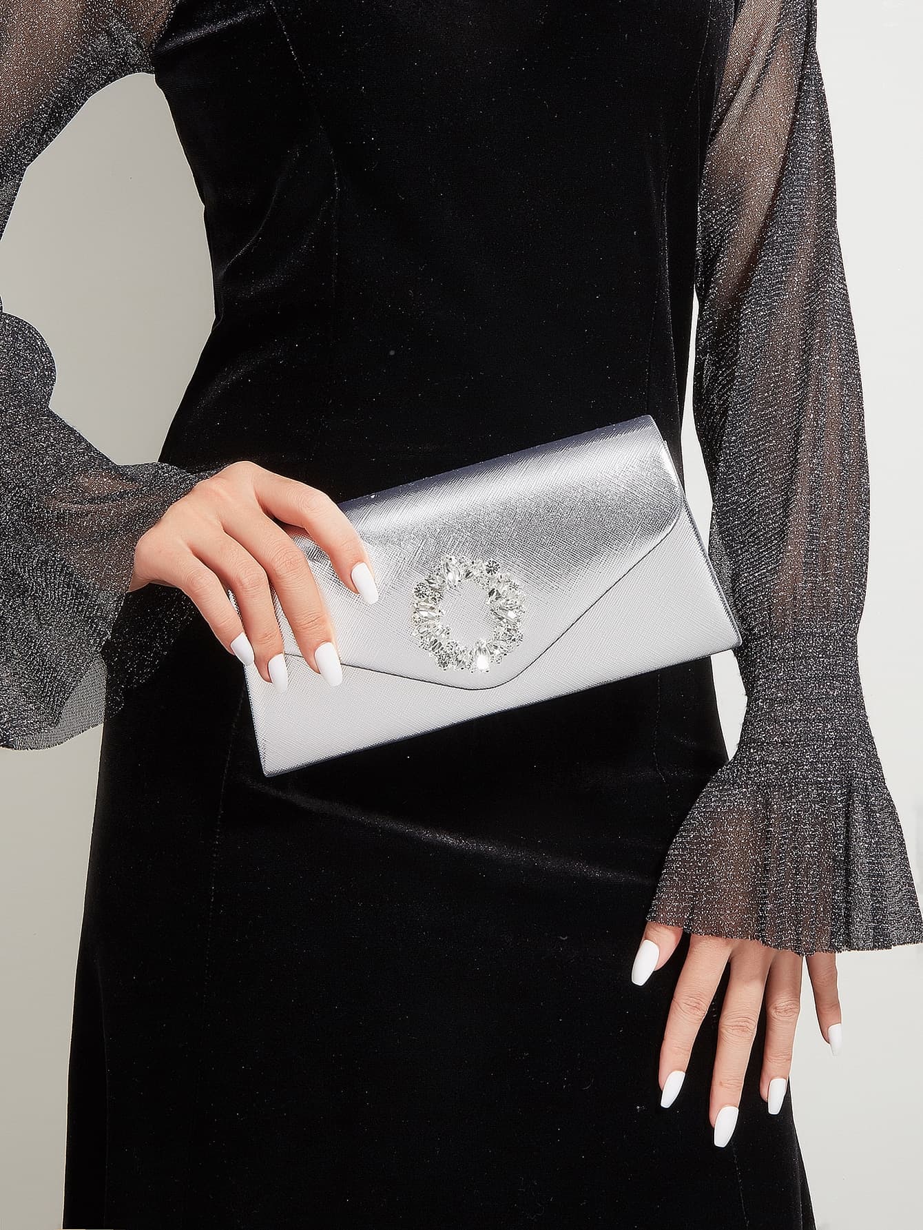 Vincy Glitter Handbag Luxury Dinner Bag, Evening Bag Glamorous, Elegant, Exquisite, Quiet Luxury Metallic Rhinestone Decor Flap Chain Square Bag Square Bag For Lady, Woman, For Party Girl, Bride Perfect For Party, Wedding, Prom, Dinner/Banquet, Dinner/Banquet, Best Gift For Women Mom Teacher Friend Bridesmaid, Fashionable Clutch Bags For Woman