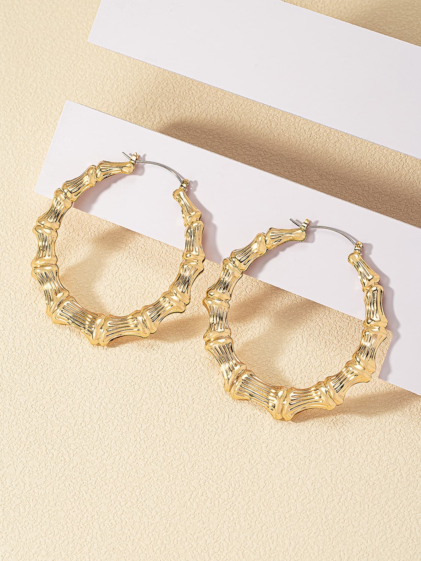 Textured Hoop Earrings