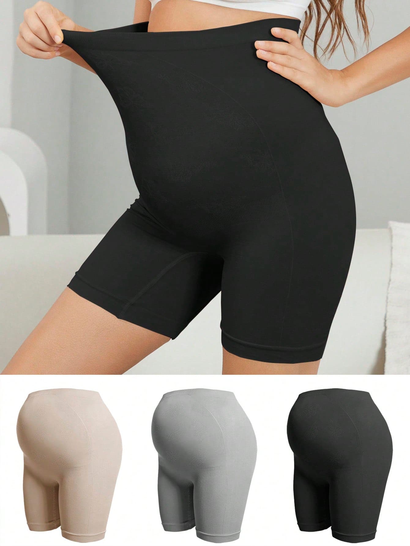 Moonlight&Mama Maternity 3pack Solid Panty For Mother