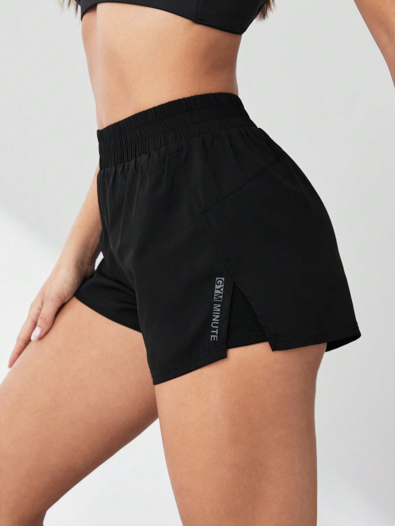 Eassivo Eassivo Women's Summer 2 In 1 Running Shorts Comfortable And Anti-Lighting Sweater Shorts