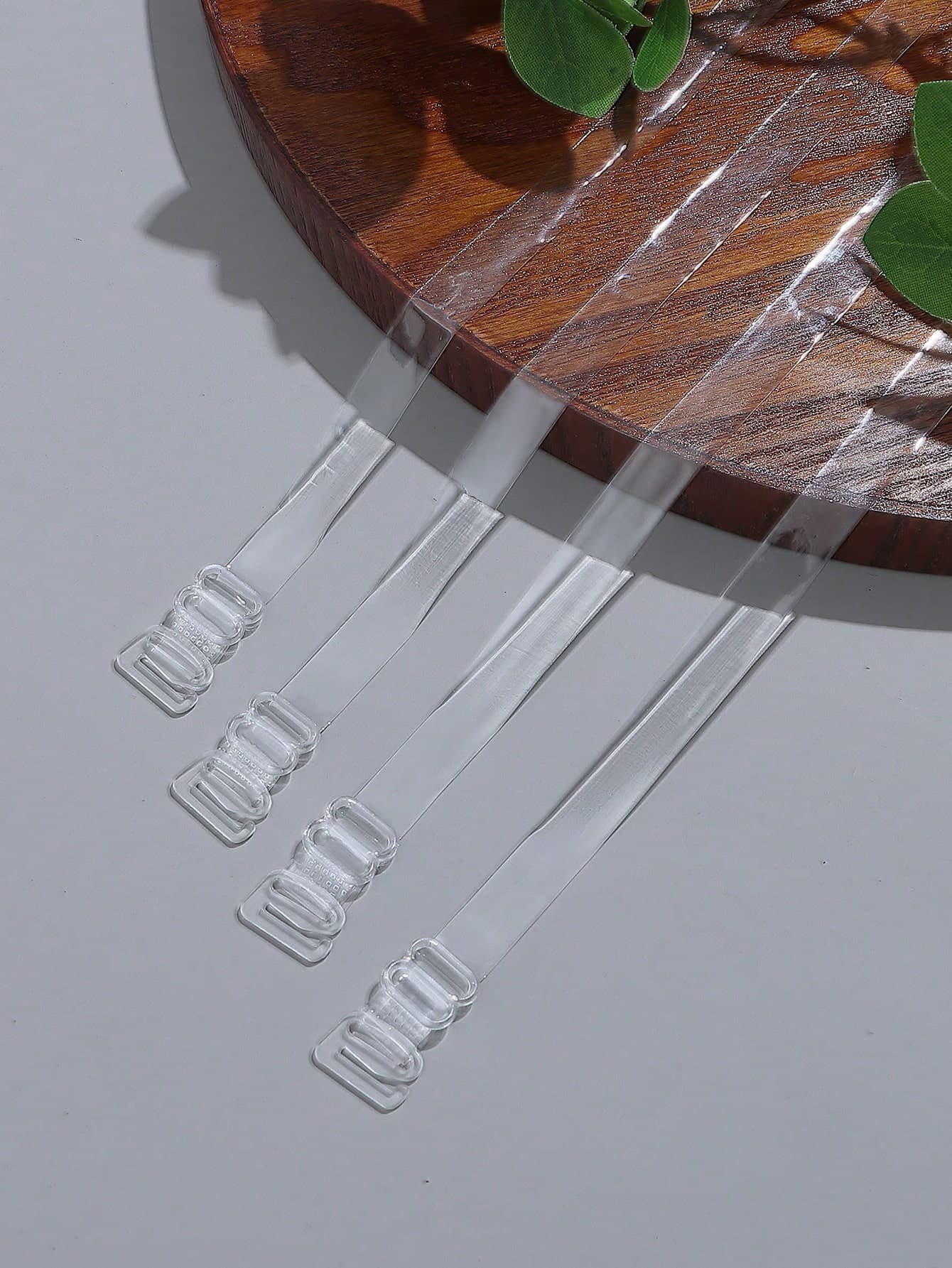 Clear Polyvinyl Chloride Bra Straps Invisible Casual Comfy Slight Stretch Replacement Accessories For Women