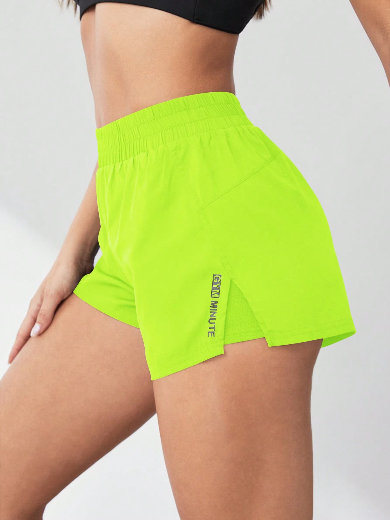 Exploreva Summer 2 In 1 Running Yoga Shorts, Comfortable And Anti-Light WearingWomen Sweat Short, Gym Short, Biker Short Comfy Short