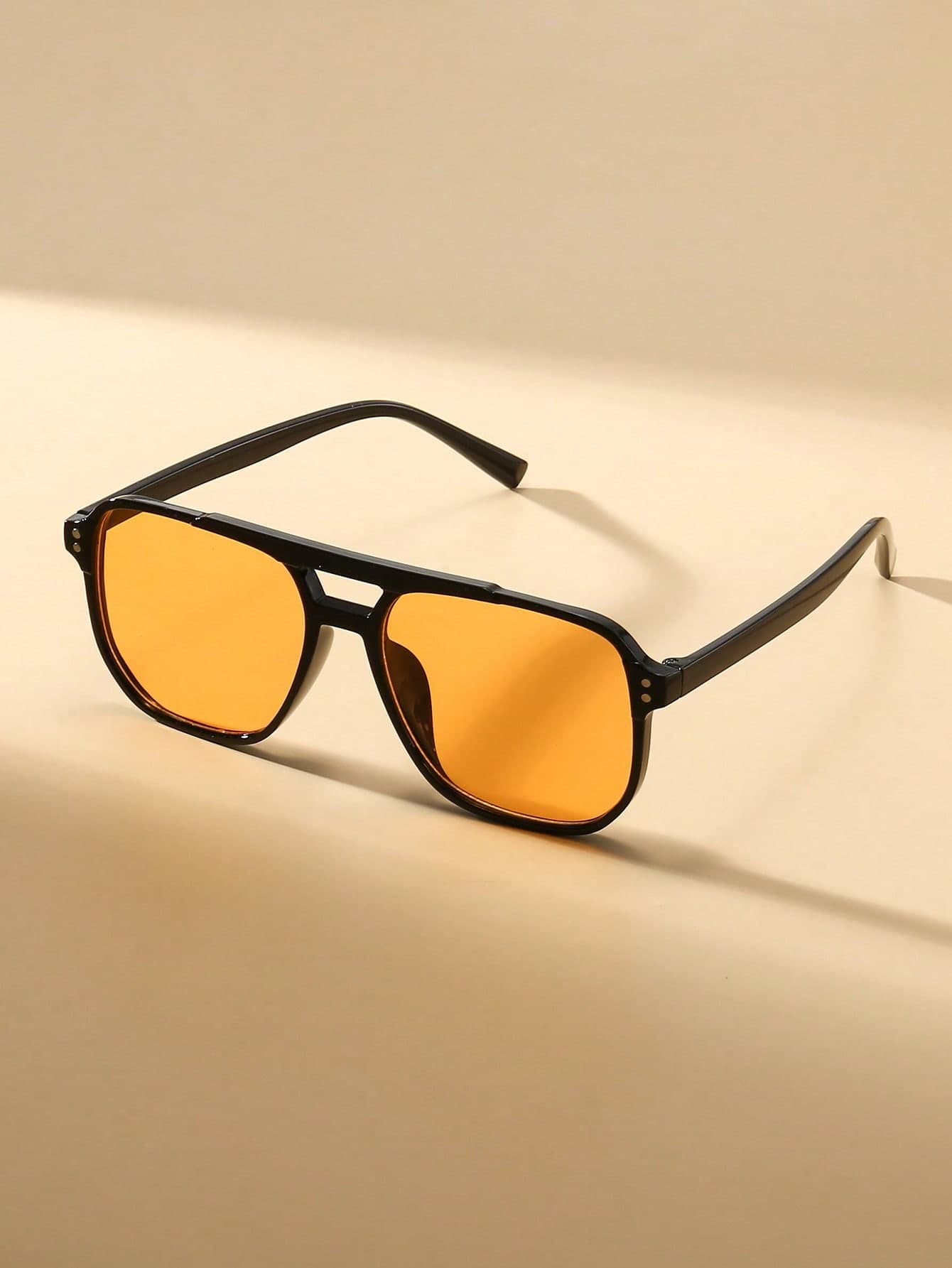 Y2K Retro Sports Fashion Glasses, Street Style Driving Travel Beach Shades For Outdoor Vacation Casual Looks