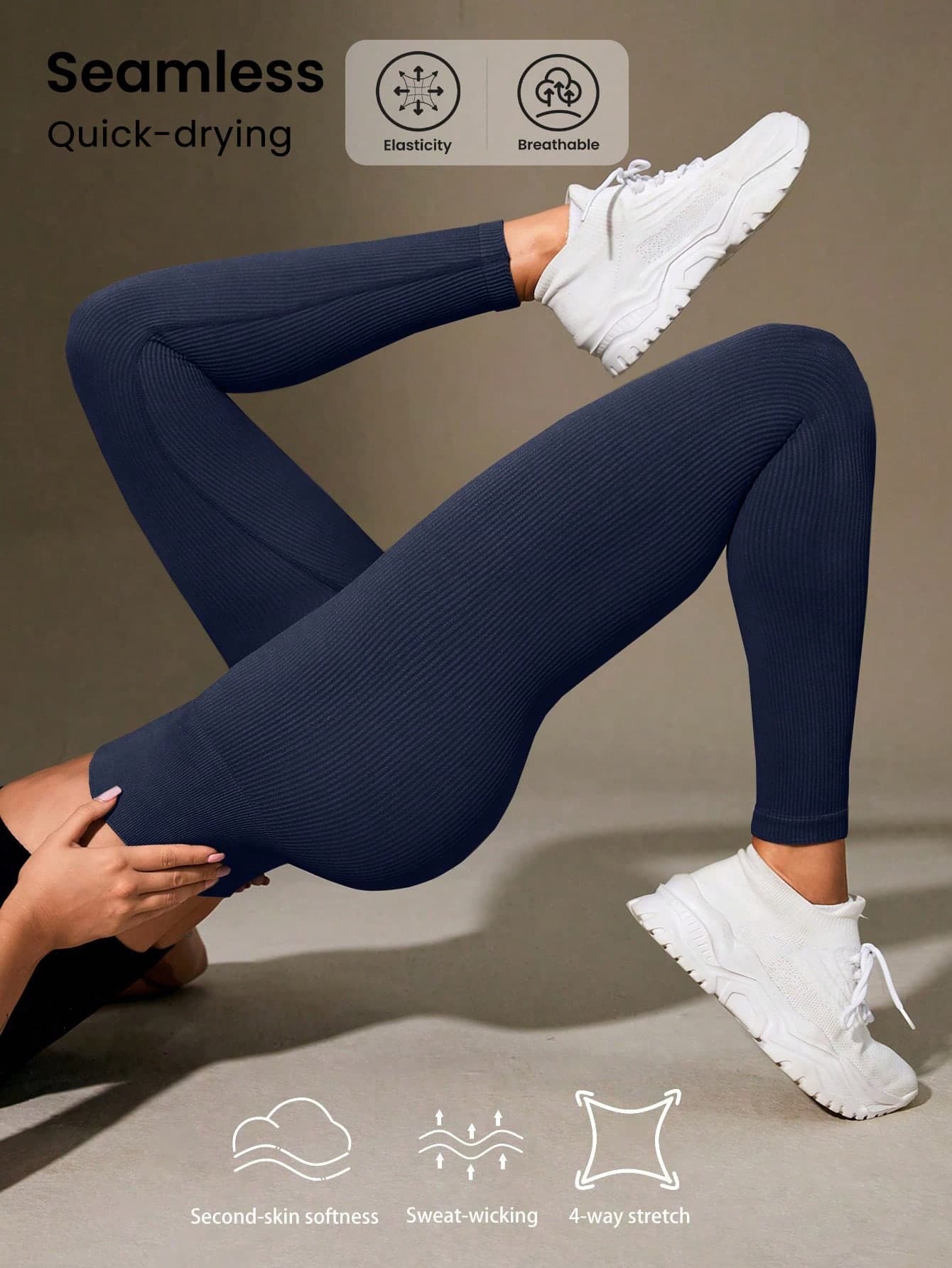 SHEIN Sports Women's High Waisted Sports Leggings Yoga Pants