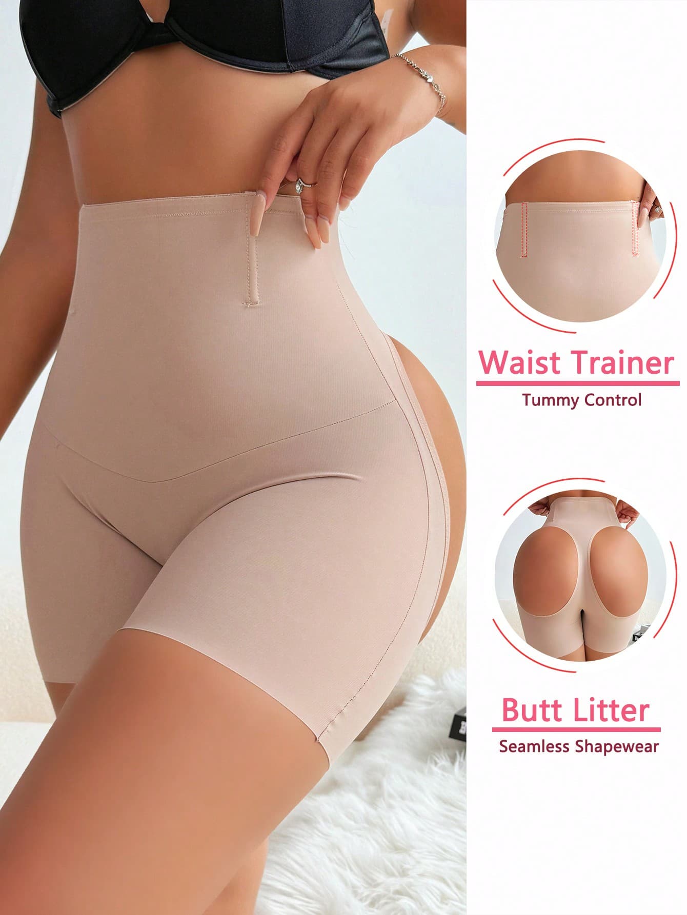 SHEIN Women's Shapewear Underwear Tummy Control Panties