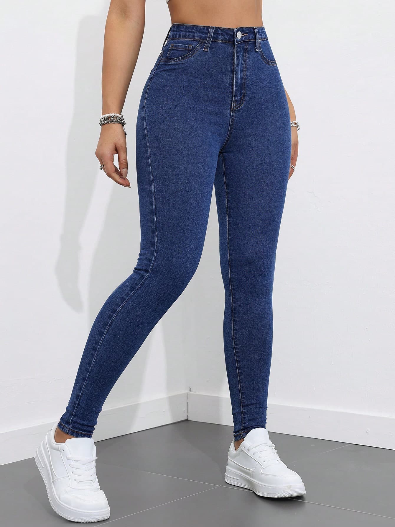 SHEIN ICON Women's Everyday Skinny Jeans