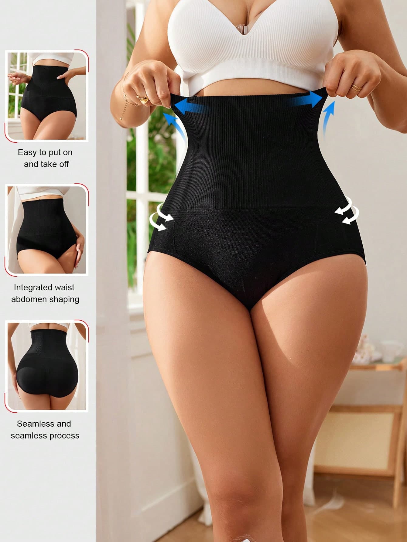 Women's Tummy Control Shapewear Underwear, Pack Of 2