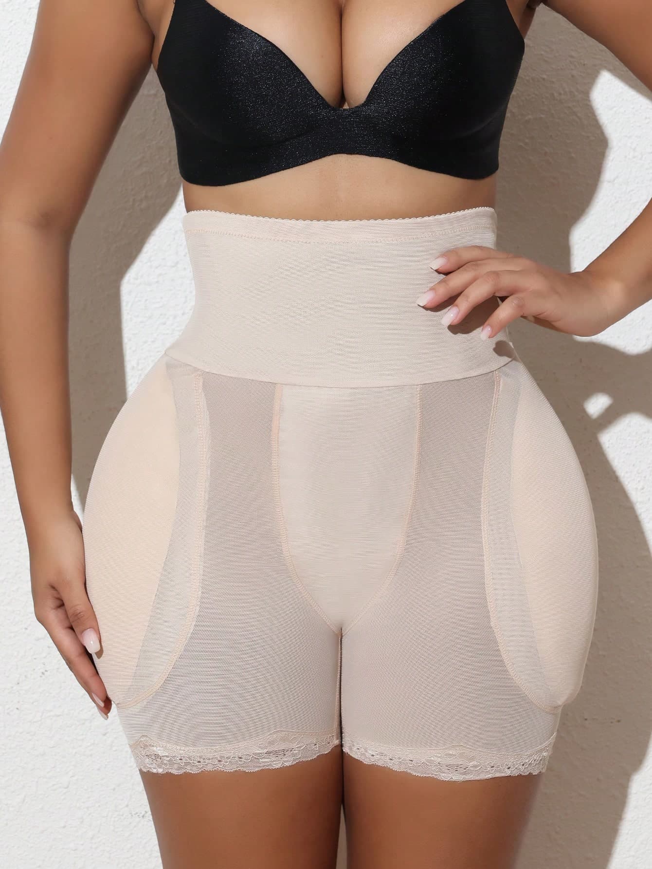 SHEIN Women Lace Patchwork Waist Tightening & Shaping Undershirt