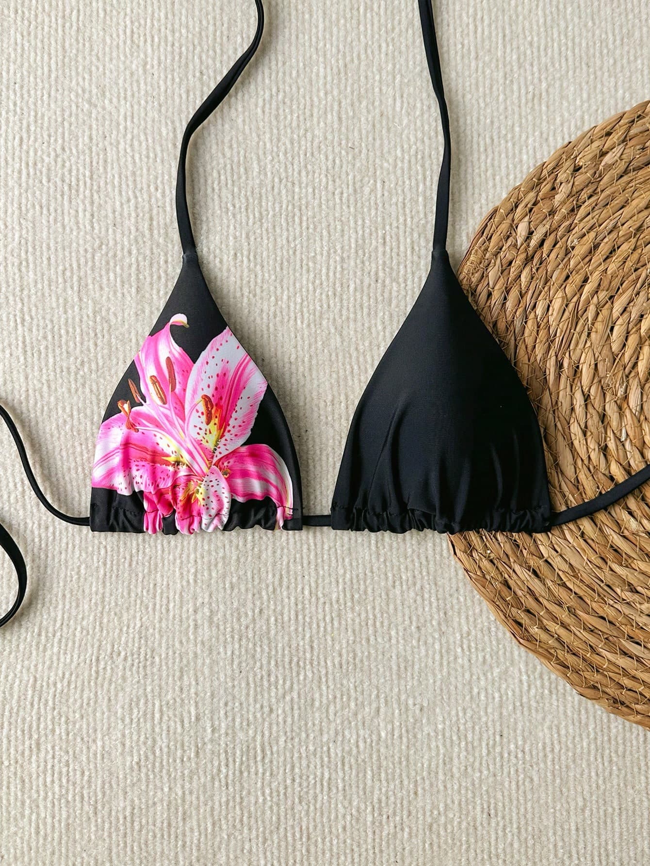 Swim Vcay Springbreak Floral Print Sexy Vacation Bikini Top For Women For Summer