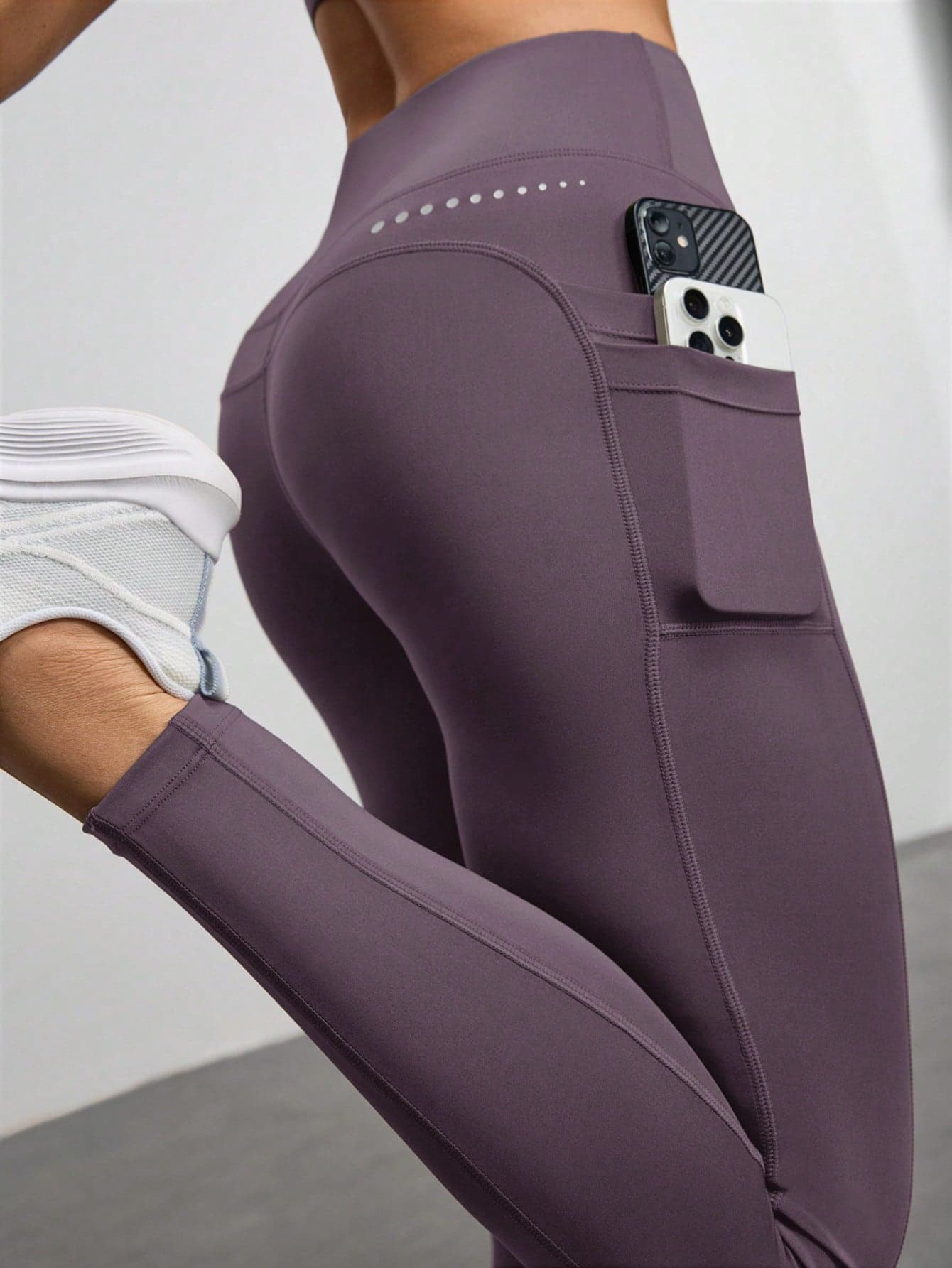 Eassivo Eassivo Women High Waist Casual Fitness Leggings With Pockets Yoga Pants