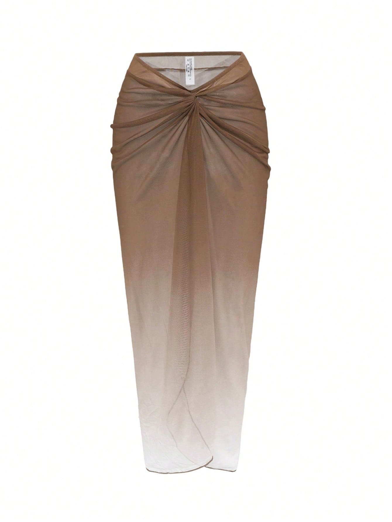 Swim Oasis Women's Twist Gradient Chiffon Cover Up Dress, Suitable For Summer Vacation