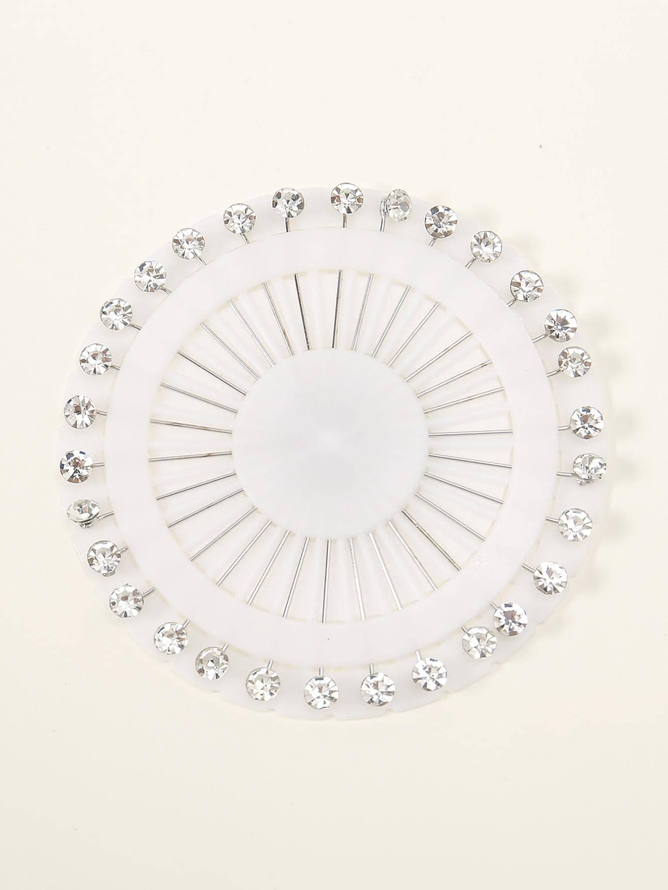 30pcs Crystal Rhinestone Scarf Clips Pins, Fashion Brooches For Women Accessories Women