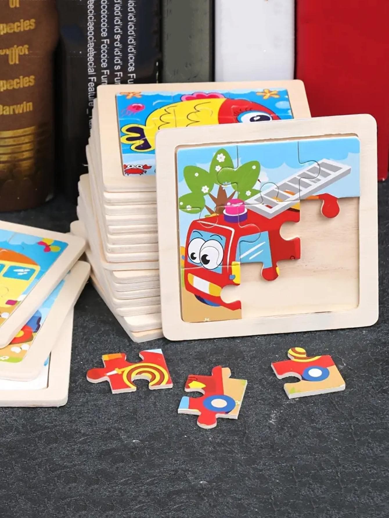 9pcs Cartoon Design Jigsaw Puzzle Game,Kids Toys,Toys,Educational Toys,Tween Toys,Melissa And Doug,Baby Game,Puzzle,Toys,Kids Toys