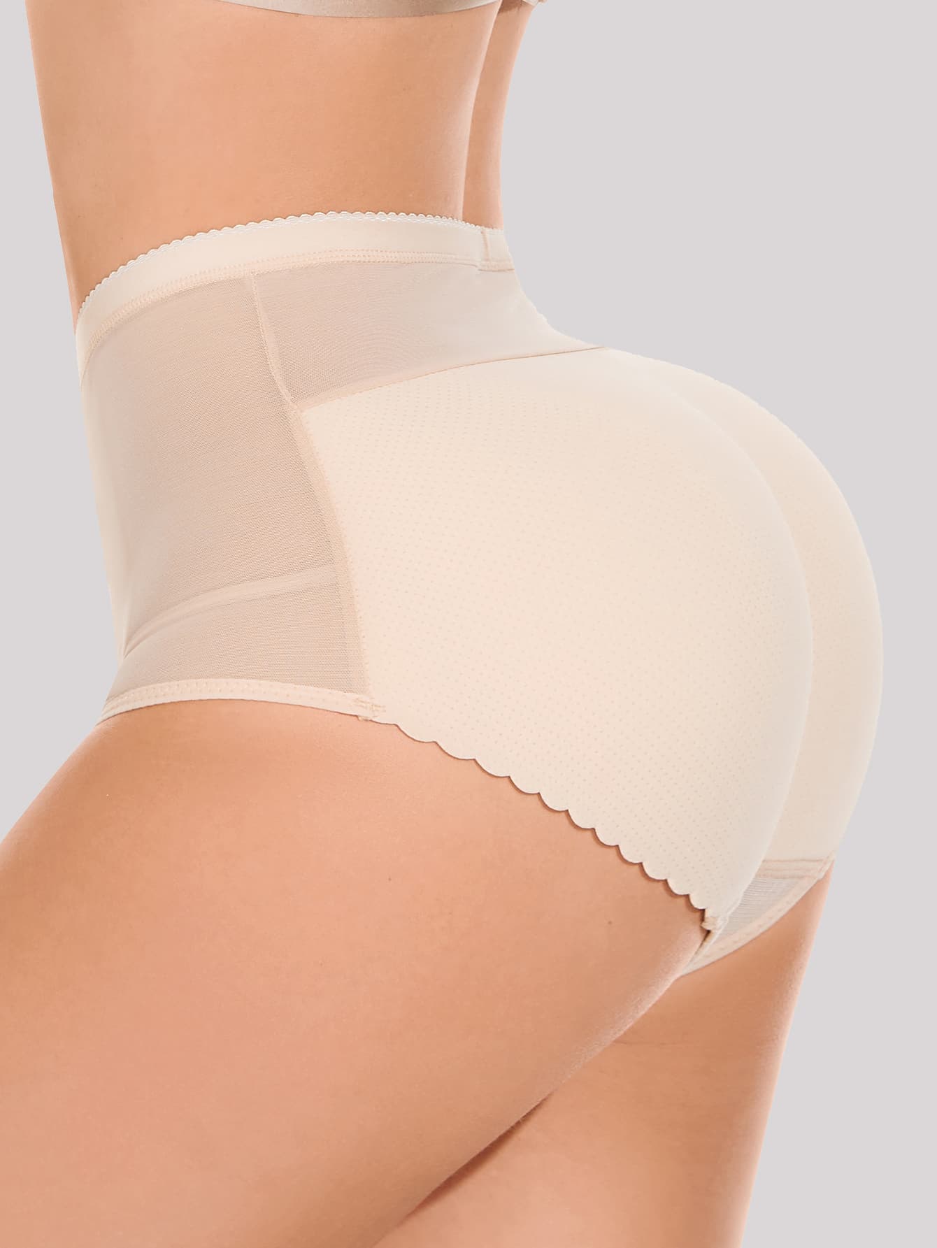 Women's Solid Color High Waist Shapewear Panties