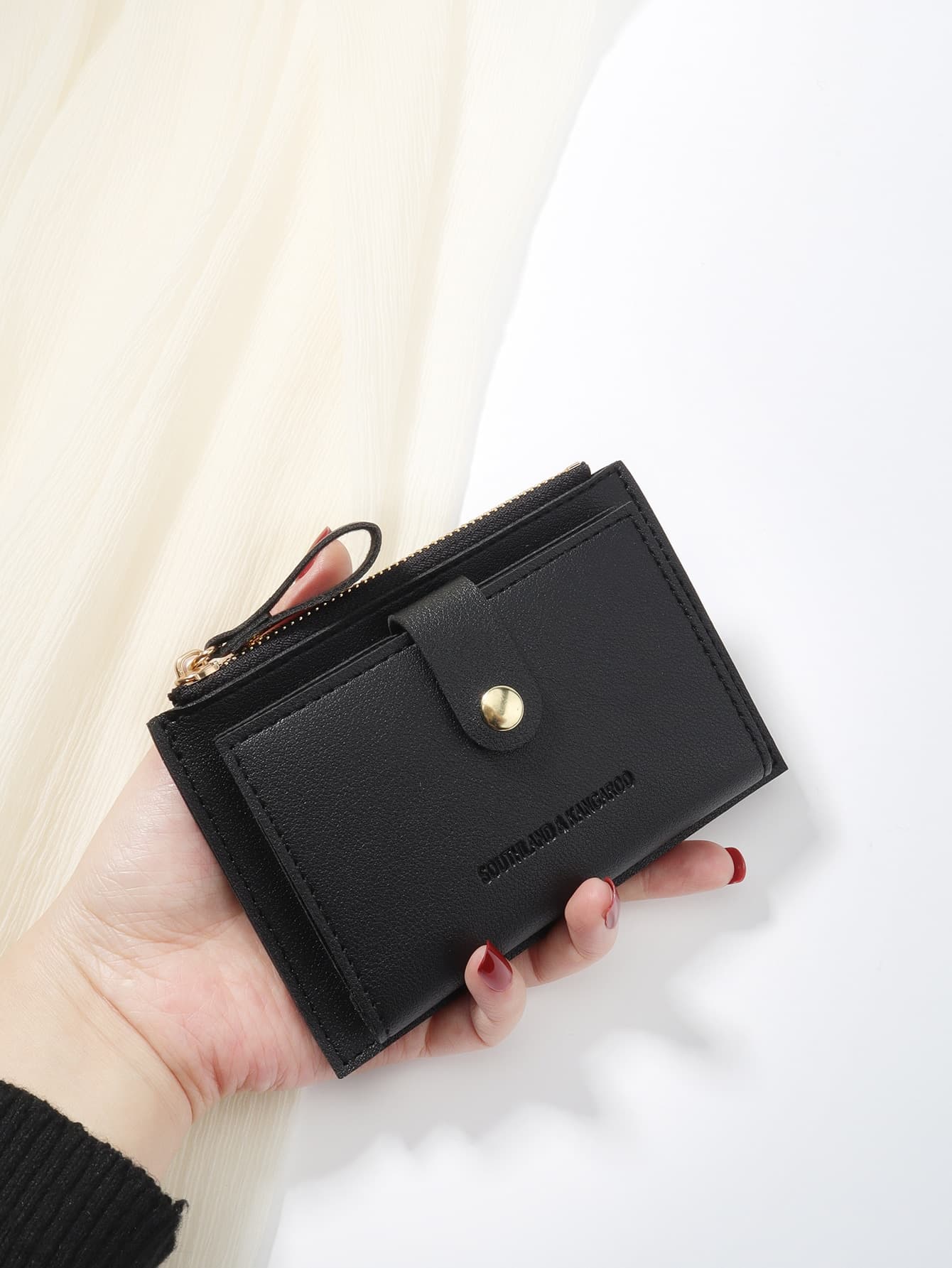 SOUTHLAND&KANGAROO Fashionable Multi-Card Letter Print Cardholder Lightweight Portable Card ID Card White-Collar Workers For Female For Holiday For Anniversary For Birthday Gift Accessories Gifts For Teacher Gift For Girlfriend Gifts Present Casual Card Holder Wallet Business Card Holder Credit Card Holder Women For Women Wallet Mini Wallet Purse Wallet Card Wallet
