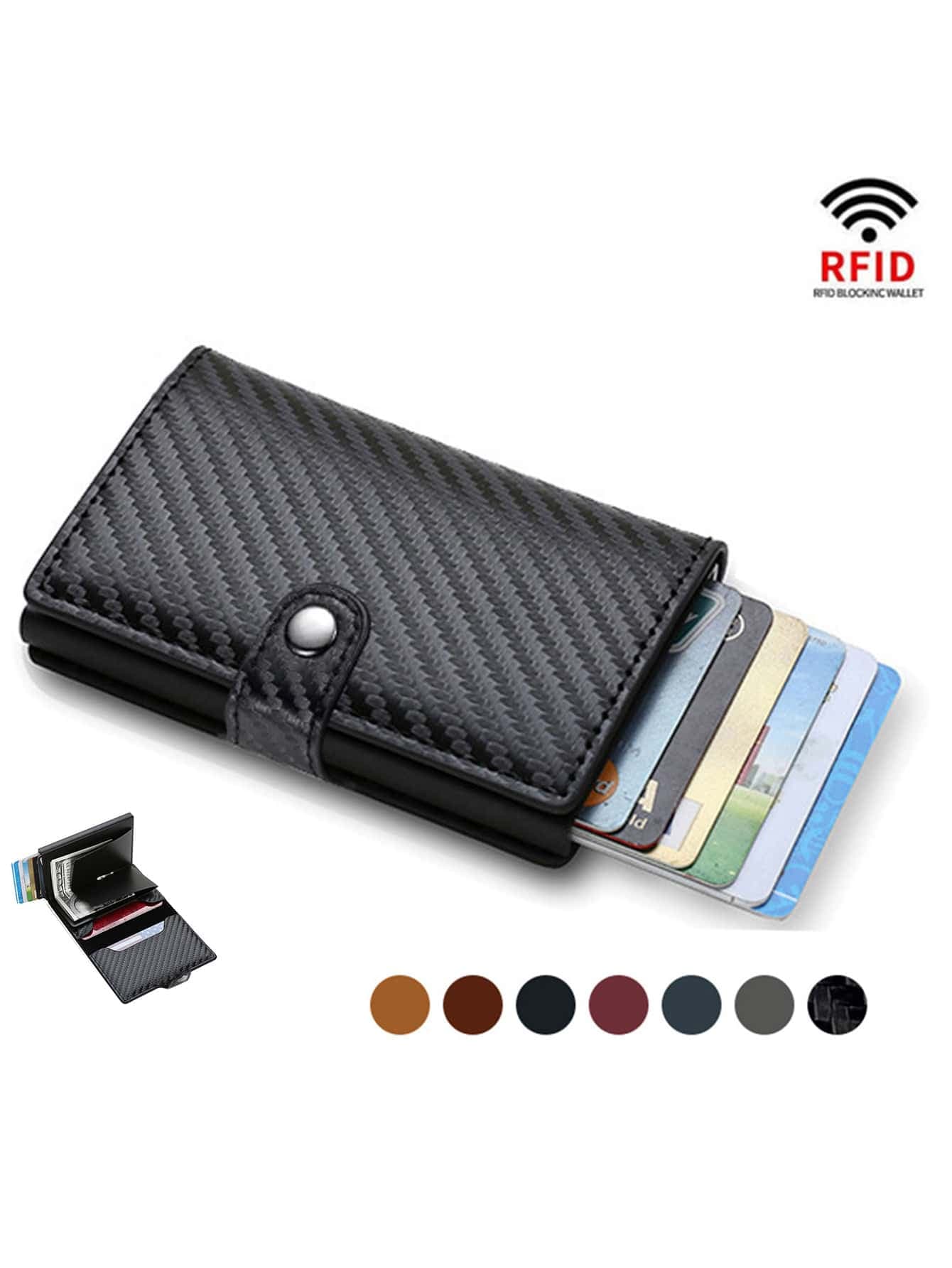 PU Black Dad Gifts Slim Lightweight Portable Cash Money ID Card Card Slot Coin Pocket Short Wallet Small Pouch Small Purse Pocket Wallet For Birthday Gift Gift Anniversary On Valentine Day Couple For College Student School Student Male Men Gift Gift Bag Present Gifts For Teachers Men Gift Father Gifts Card Holder Card Holder Wallet Business Card Holder Credit Card Holder For Men Mini Wallet Card Wallet Rfid Wallet