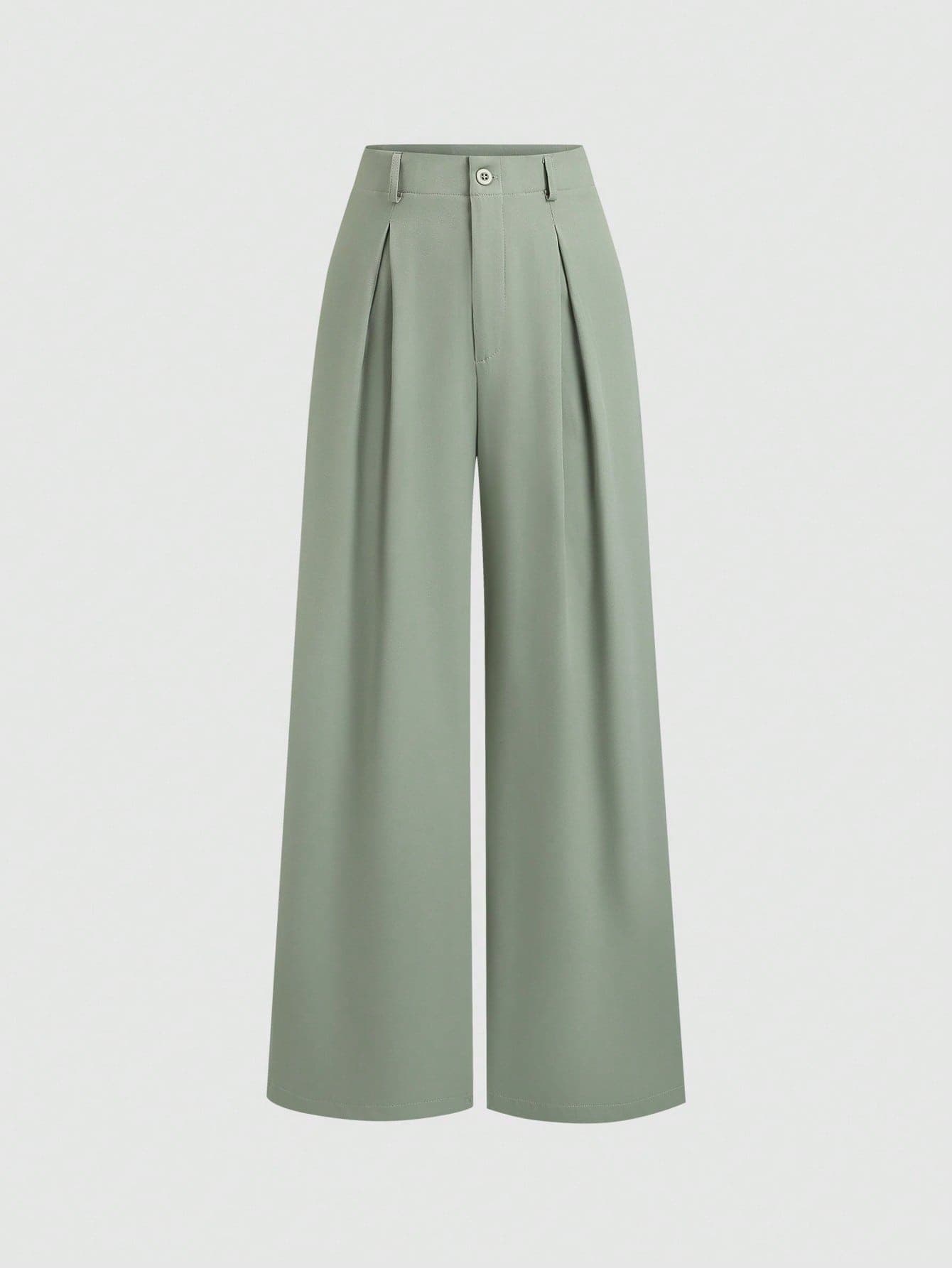 Sweetra Women's Retro Elegant Jacquard Pleated Wide Leg Pants, Autumn/Winter Fall Cloth For Women