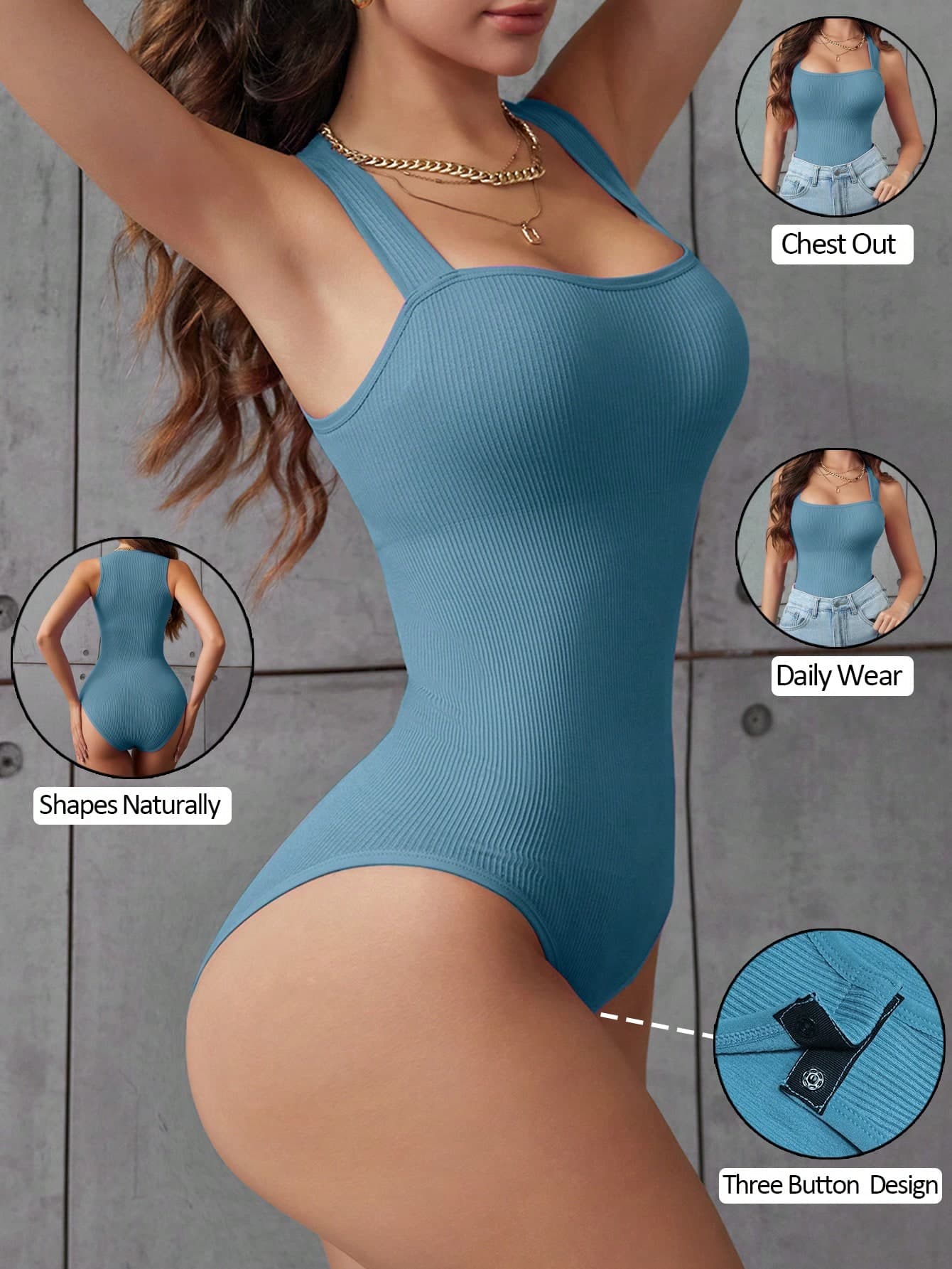 1pc Women Solid Seamless Waist Cincher Briefs Bodysuit Black Camisole Triangle Panty Shapewear Casual Tummy Control Body Shaper