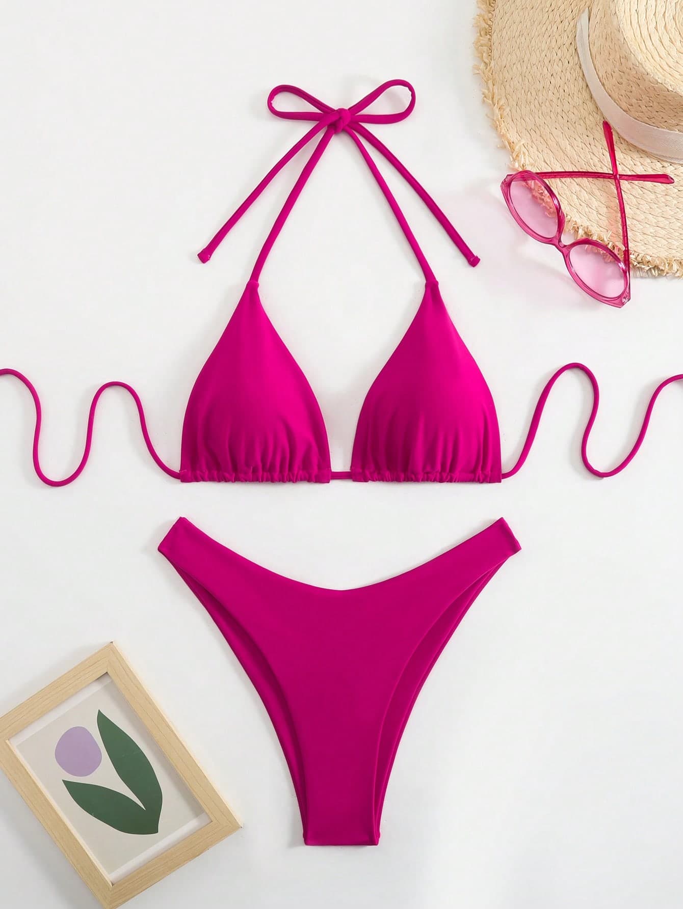 Swim Vcay Women 2Pcs Swimwear Set, Casual & Fashionable For Daily Wear For Summer Beach Vacation