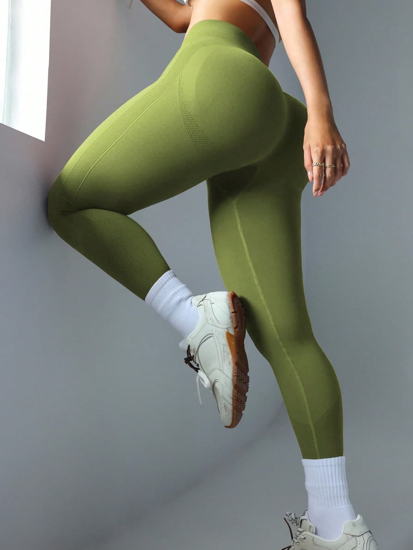 Dewbera Dewbera Women's High Waist Seamless Slimming Workout Leggings Yoga Pants