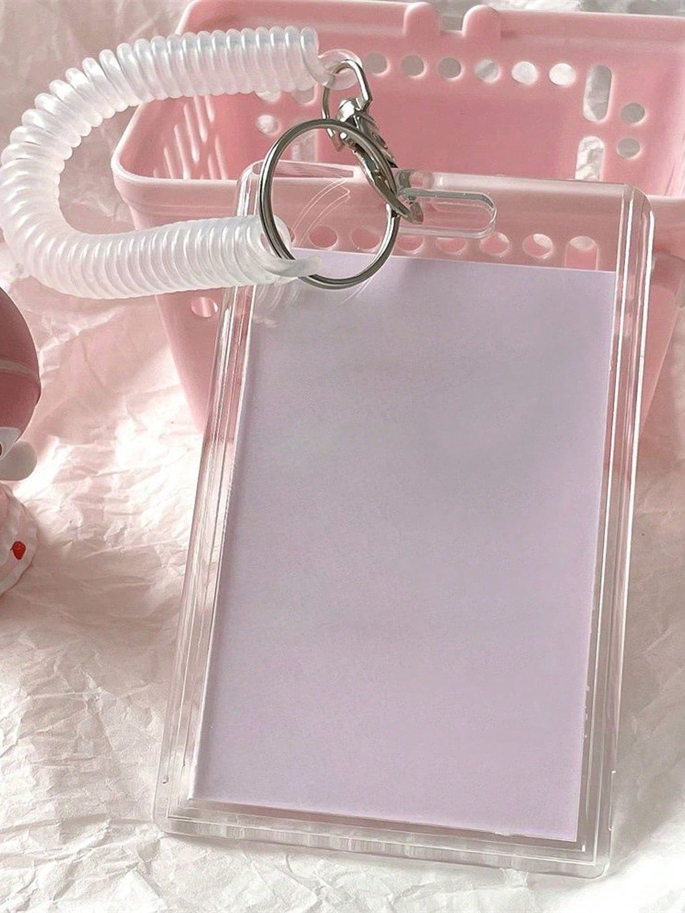 SHEIN 1pc/5pcs Clear Card Cover Back To School
