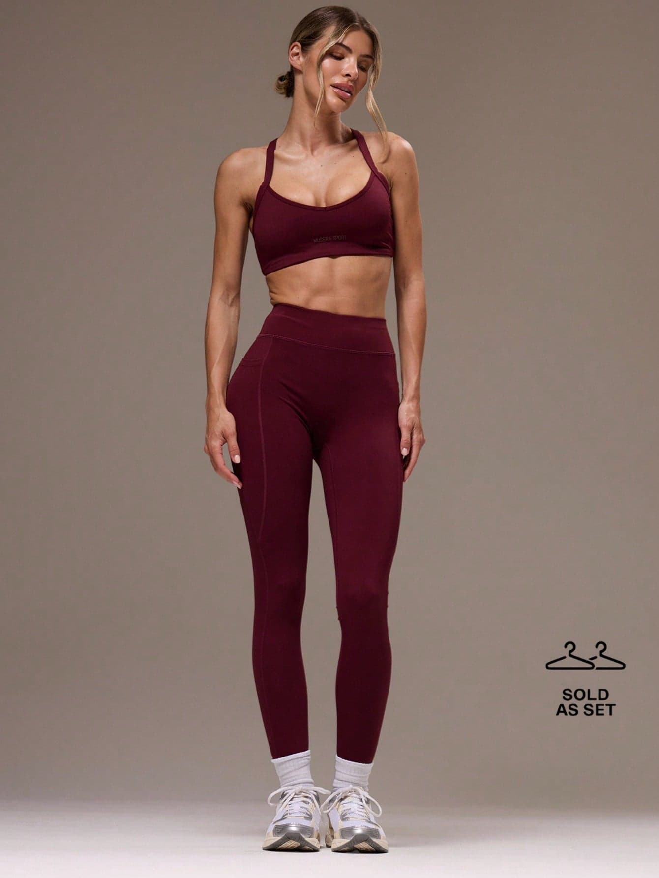 Musera Sport Women Cross Back Top & Leggings Sports Sets Gym Fitness Yoga Pilates Daily Casual