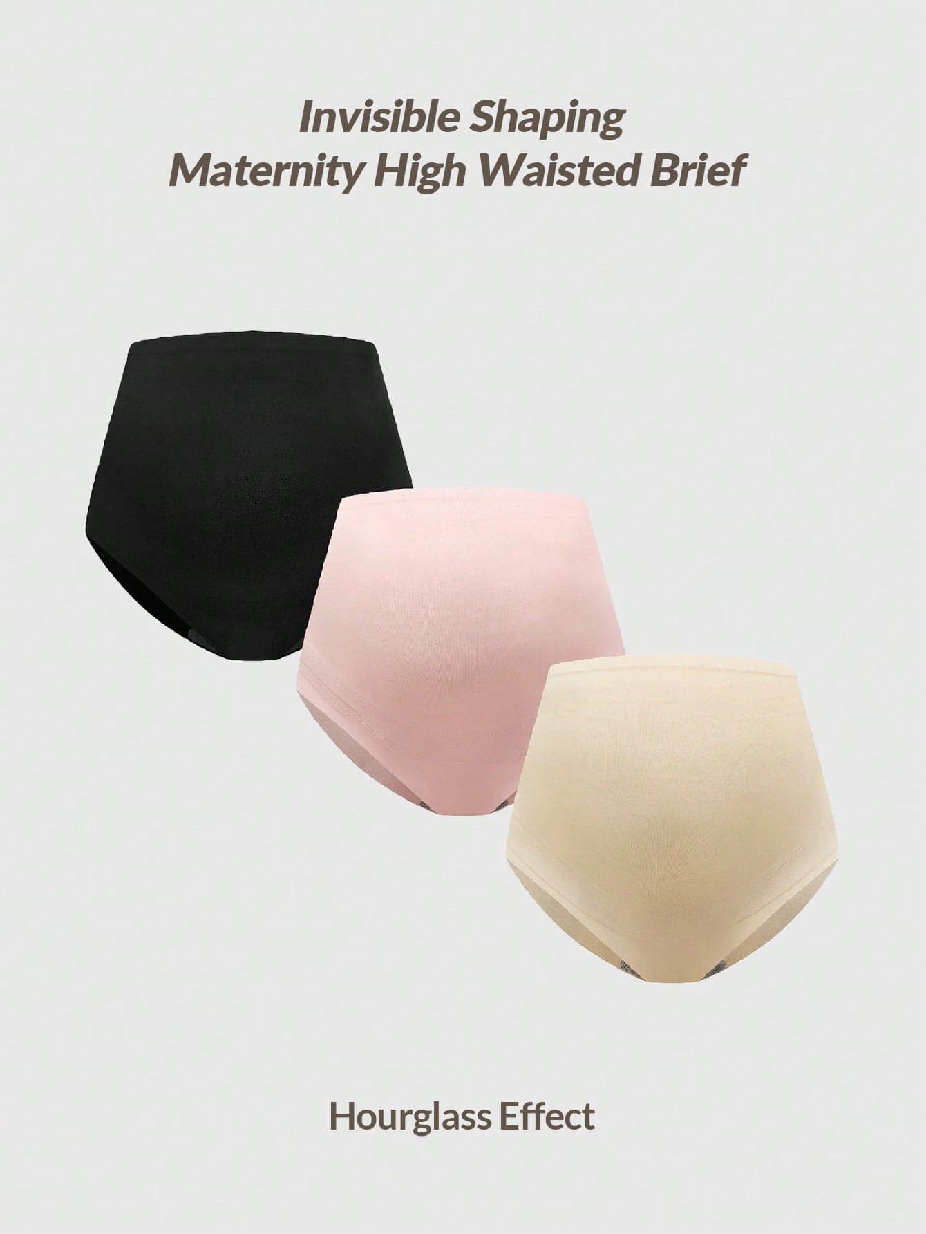 SHEIN 3pcs High Waist Postpartum Belly Shaping Girdle