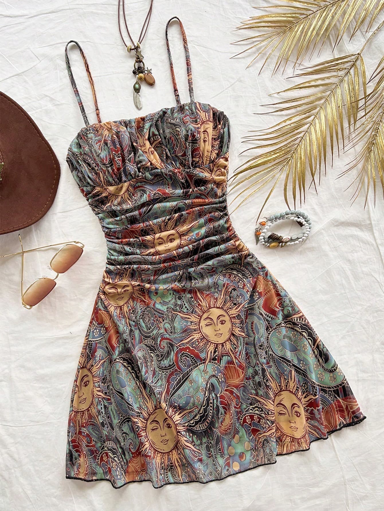 Soleia Concert Outfit Women Milkmaid Dress Rave Outfits Easter Graduation Summer For Vacation Mini Spaghetti Strap Fashionable Dresses
