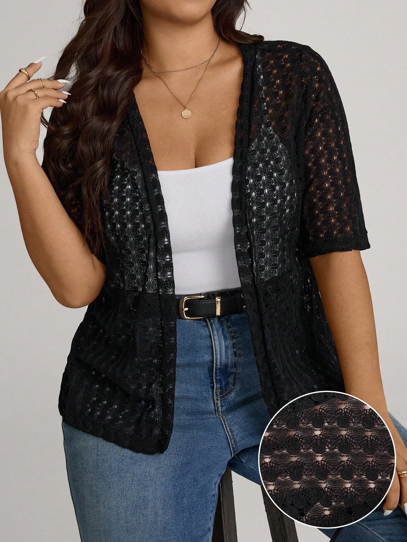 SHEIN LUNE Plus Size Fall Women Clothes Leopard Print 7/8 Sleeve Everyday Casual Bomber Jacket Back To School For Autumn & Winter Outfits