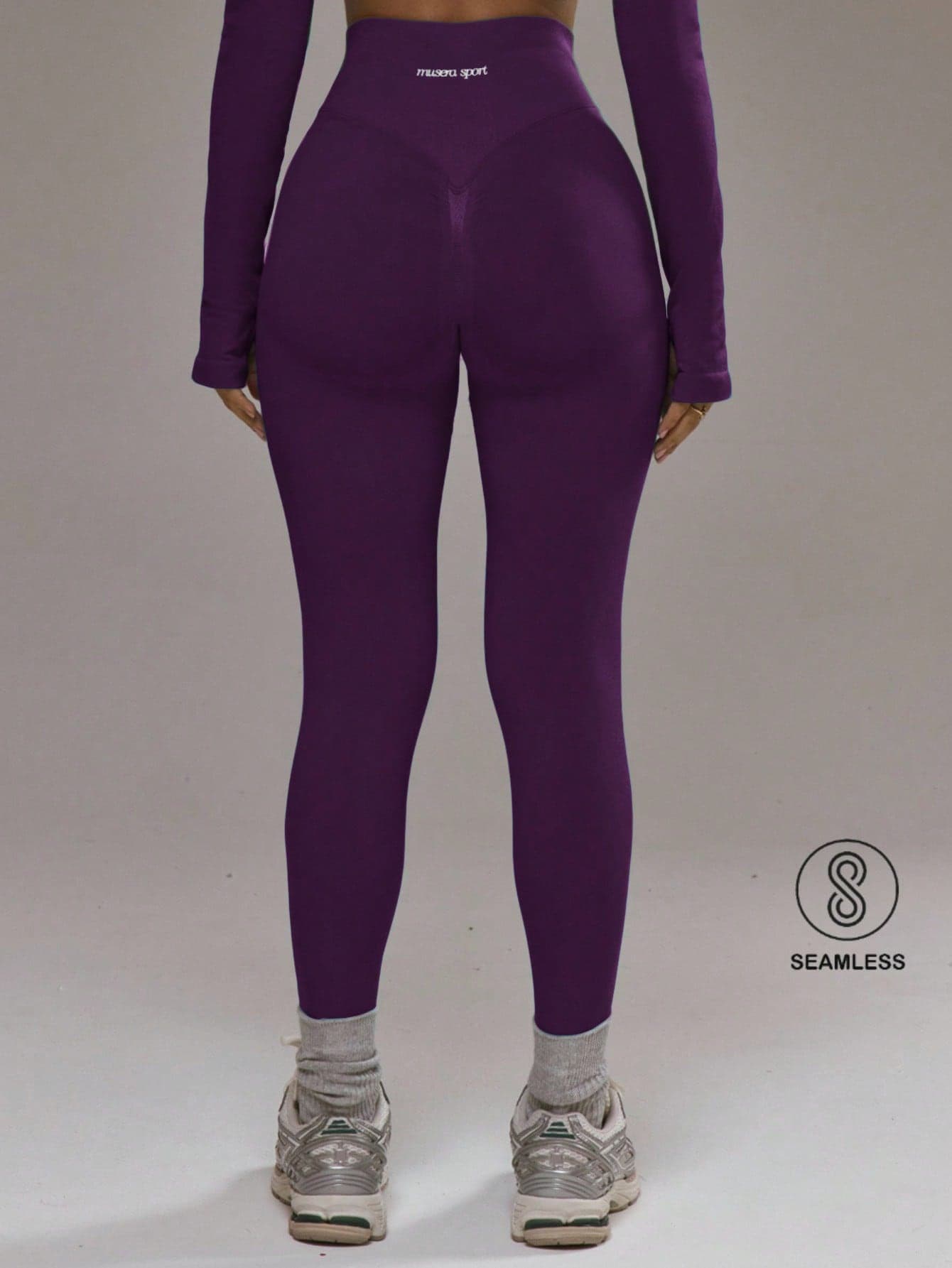 Musera Sport High Rise Seamless Leggings Bottom Only Padel Winter Activewear Sport Gym Workout