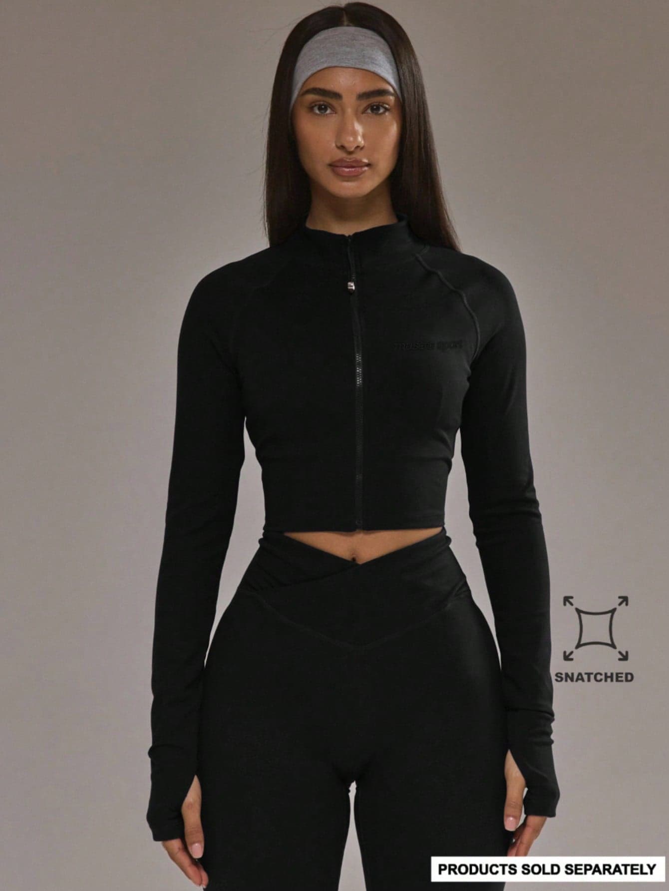 Musera Sport Cropped Zip Through BBL Jacket Only Padel Winter Activewear Sport Gym Workout