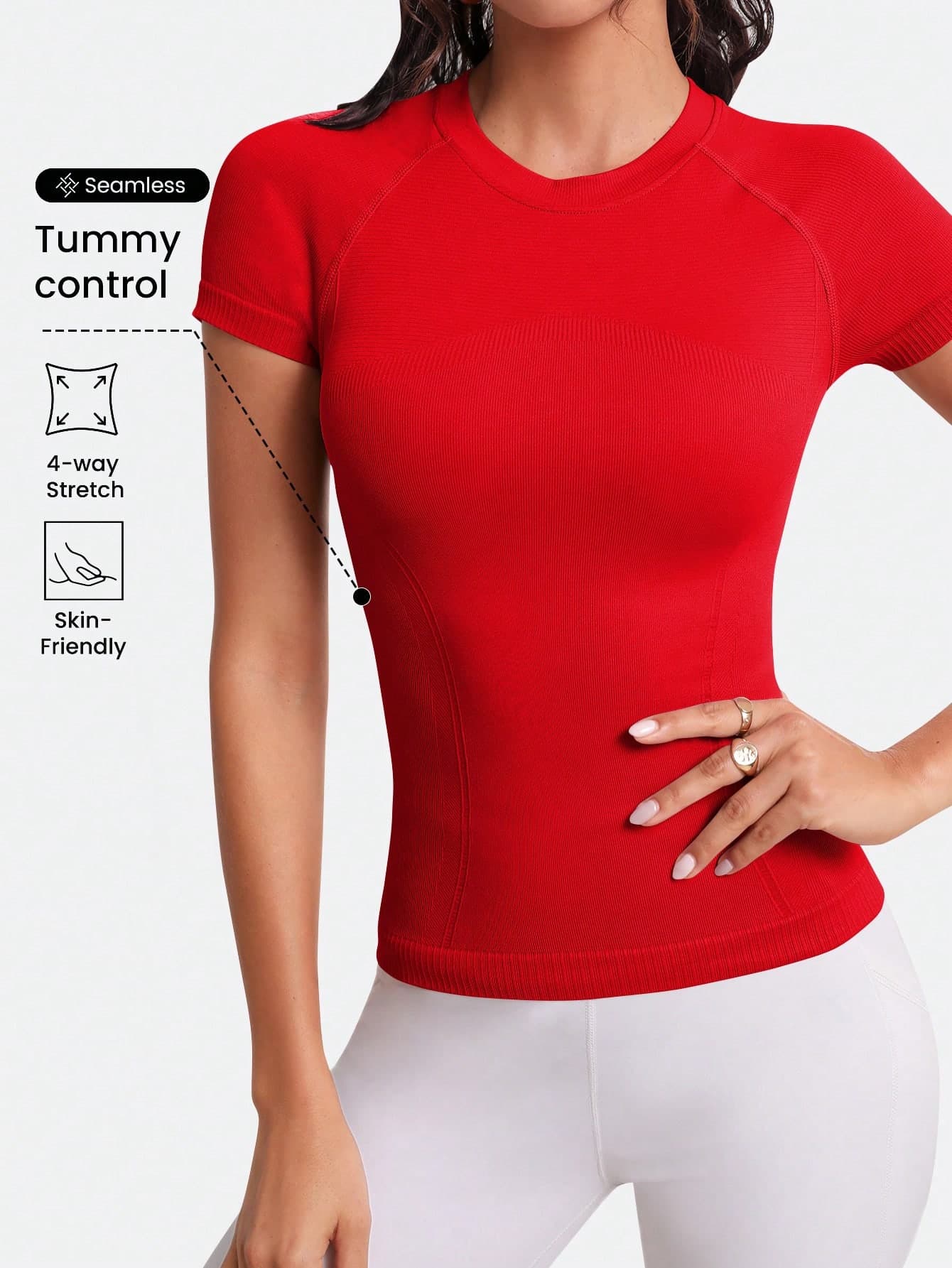 Easithlete Easithlete One Shoulder Cut Out Sports Top Gym Top Fitted Shirtworkout Tank Top