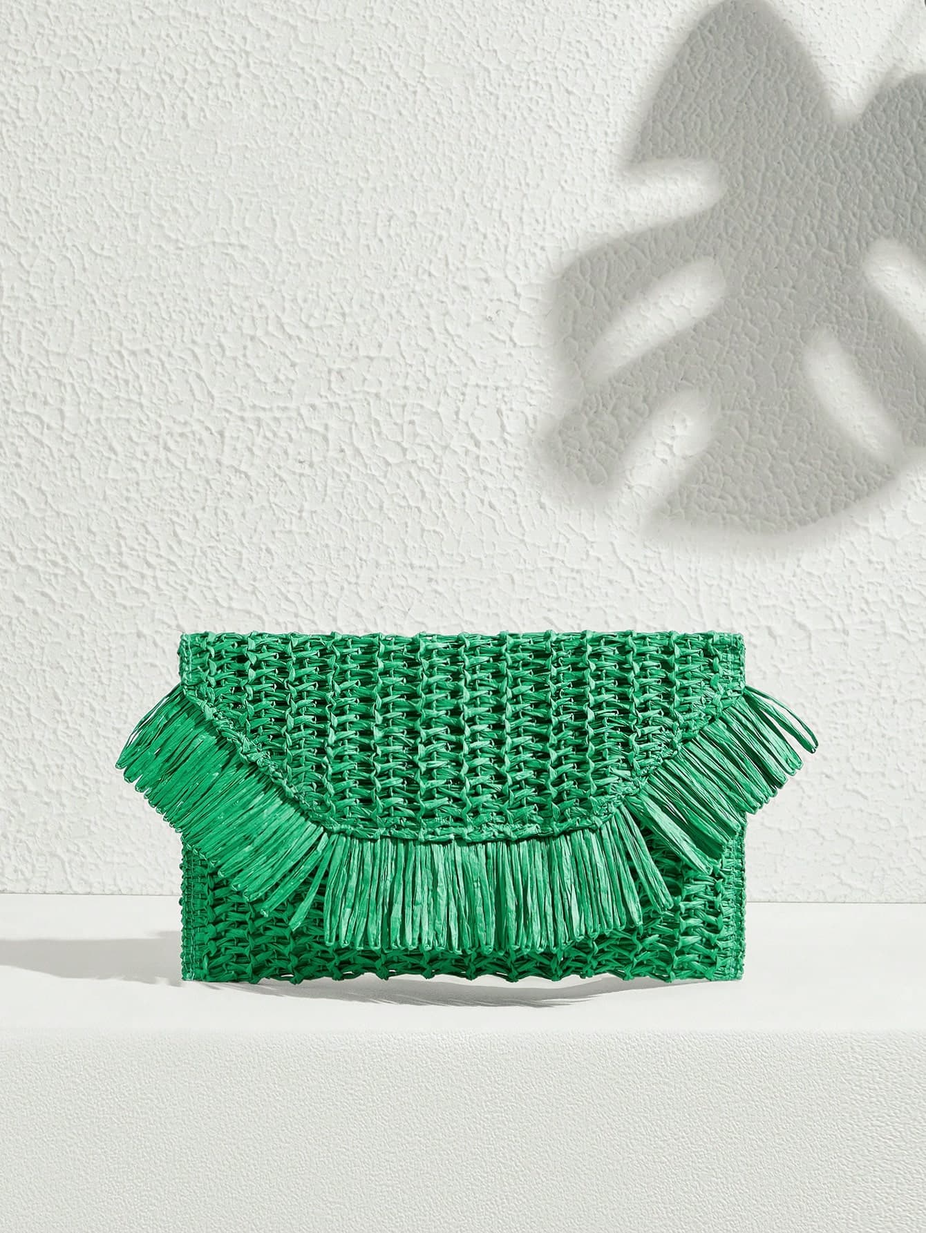 SHECARRY Woven Straw Clutch Bag For Teenagers, Fashionable Clutch Bags For Woman
