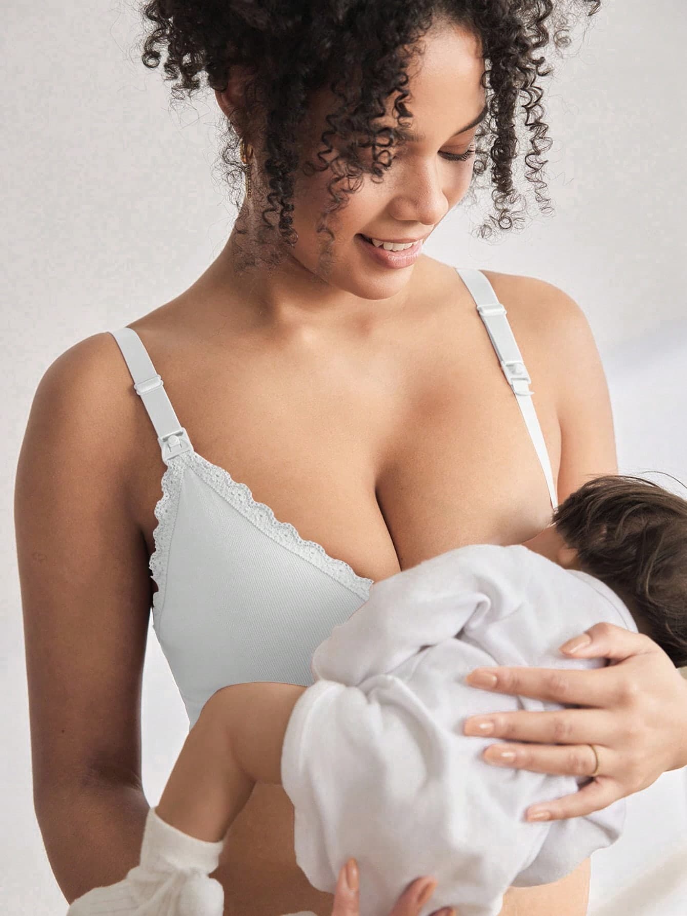 Moonlight&Mama Women's Popular Minimalist Solid Color Comfortable High Cost-Effective High Quality Portable Maternity Bra, 1pc
