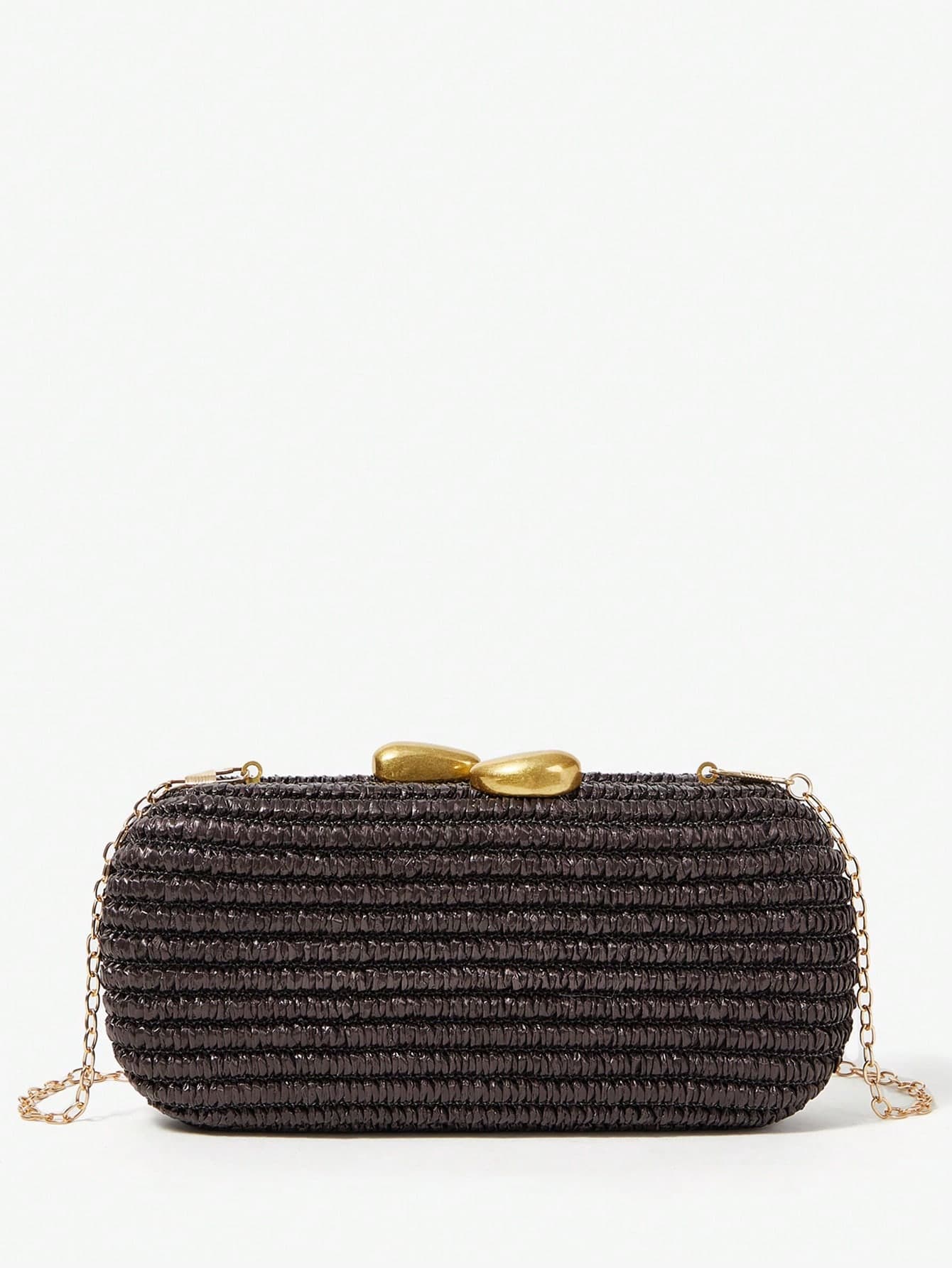 Maija Ladies, Women Clutchs, Straw Bag, Straw Woven Bag, Fashionable, Elegant, Simple, Personalized, Versatile, For Beach, Vacation, Holiday, Summer, Seaside, Beach Party