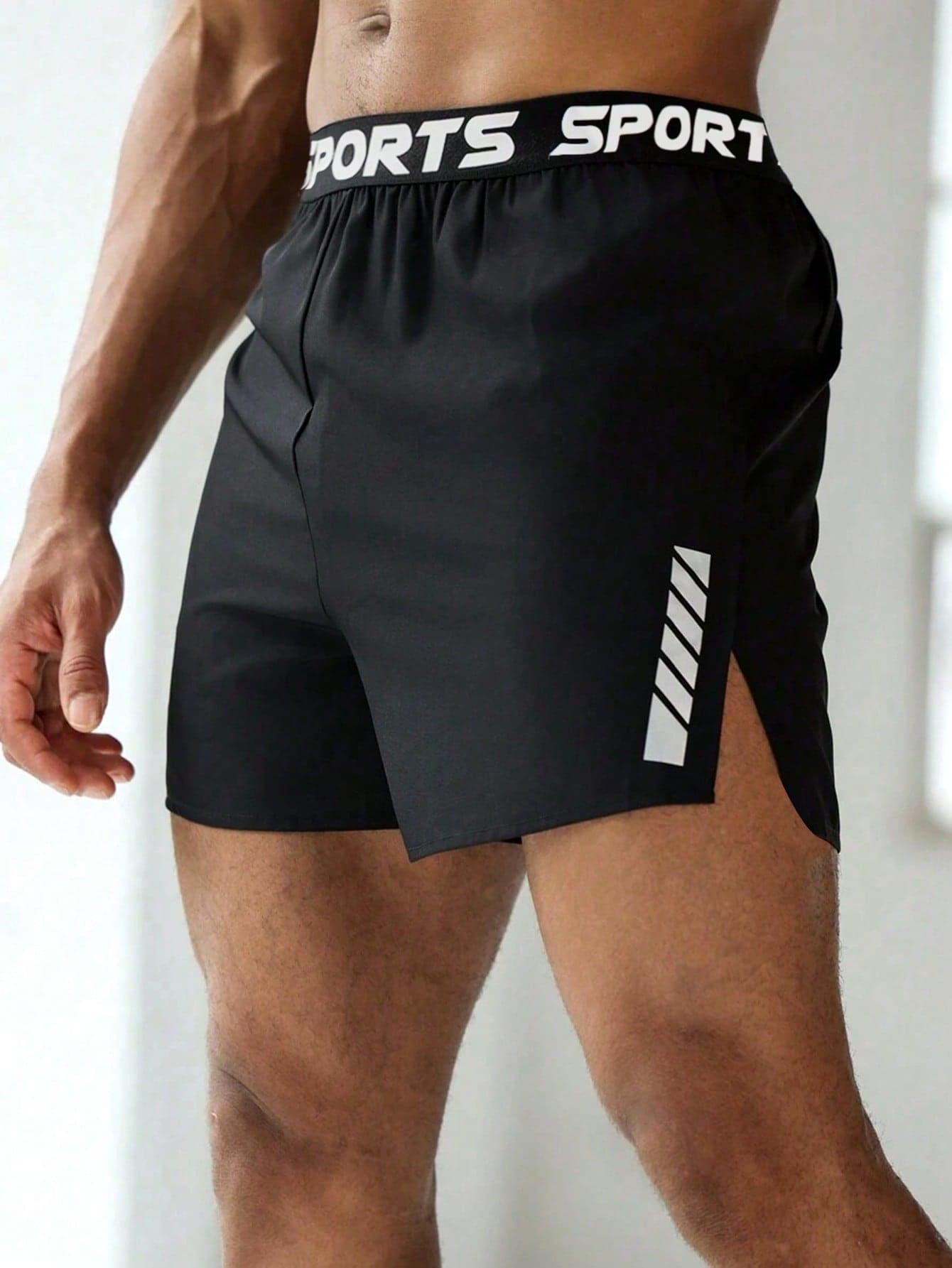 Gym Rark Men's Letter Print Sports Shorts, Gym