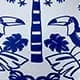 Blue and White
