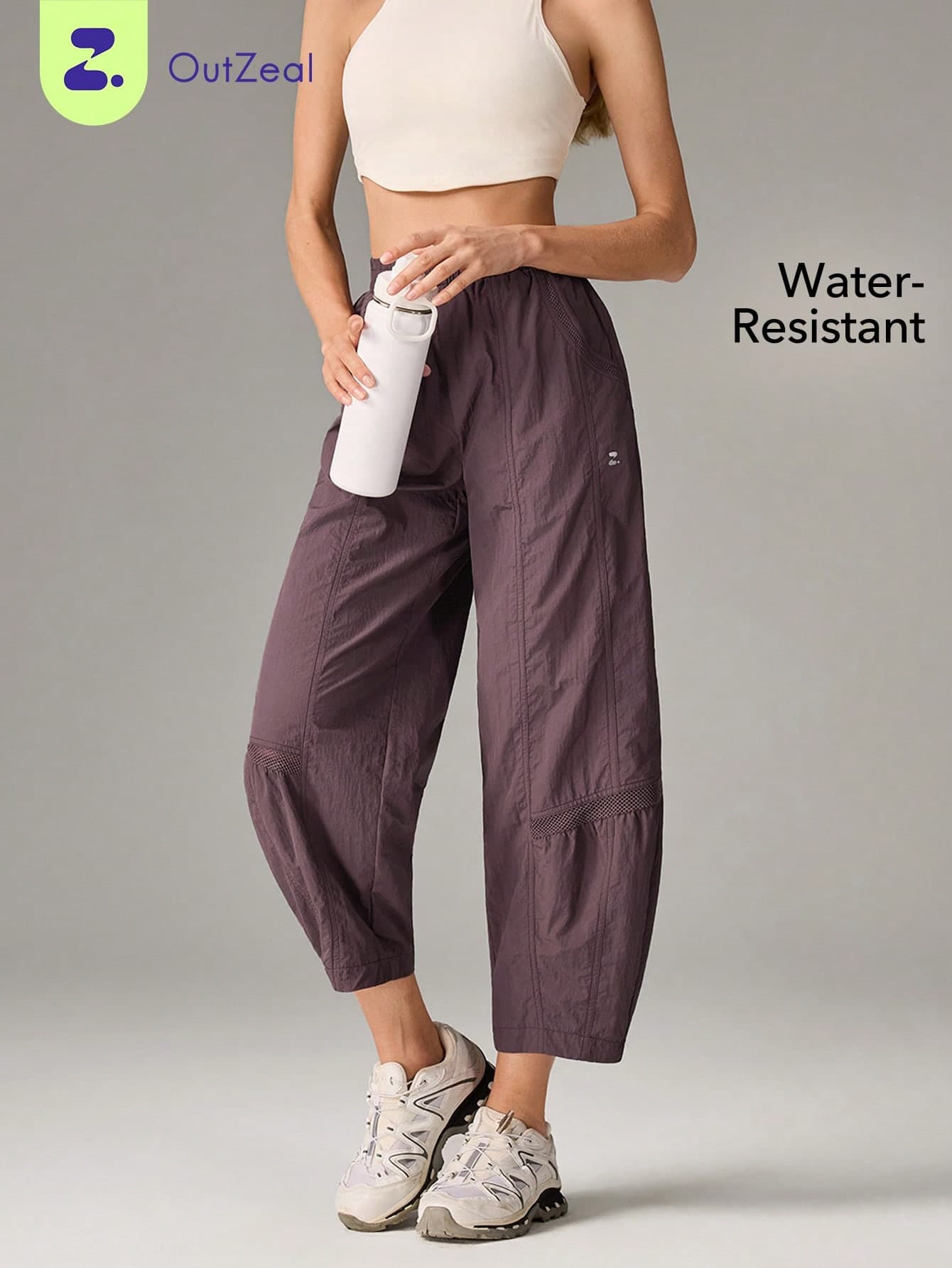 OutZeal Women Sports Pants Camping Hiking Travel Water-Resistant Mesh Design Active Bottoms