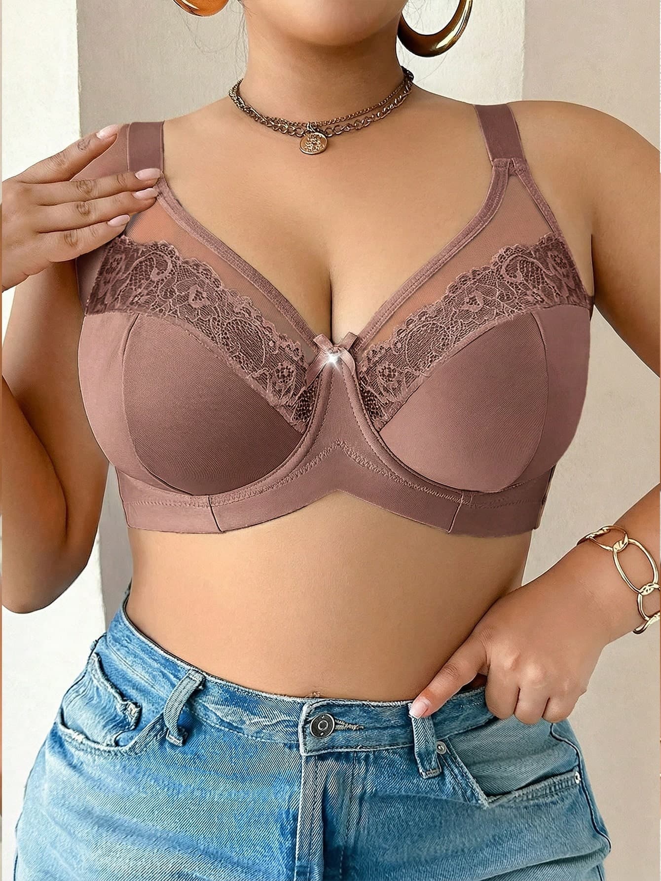 DesireSculpt Plus Size Underwire Bra