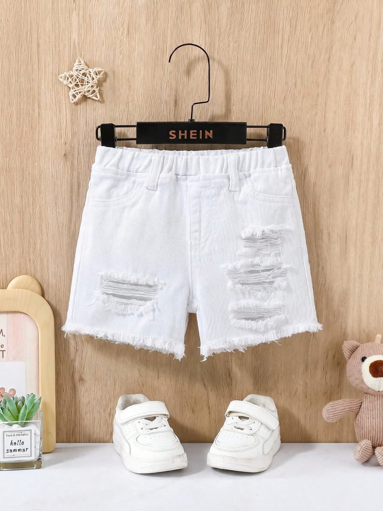 Baby Boy New Fashion Casual Soft Distressed Cotton White Denim Loose Ripped Frayed Jeans Shorts Spring Summer,For Spring/Summer Dailywear,Boys Streetwear,Festival For Boys,Party For Boys,Beach For Boys,Boys Graduation,Casual Baby,Summer Vacation For Baby, Graphic Jeans Boys,Shorts,2-Years-Old Boys Shorts,Casual Shorts,Summer Shorts, White Ripped Shorts, White Shorts Jeans, Summer Shorts Jeans,Baby Shorts