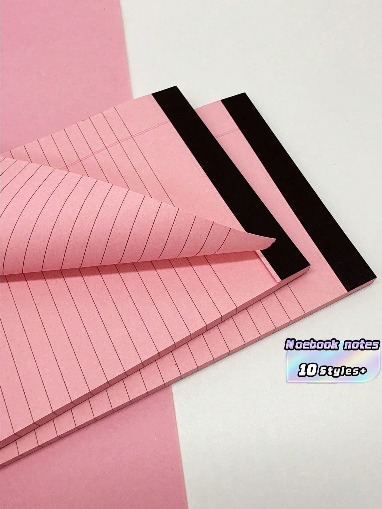 SHEIN 50 Pages A5 Horizontal Line Office Learning Notebook, 5 Colors Optional For Note-Taking And Memo Pad
