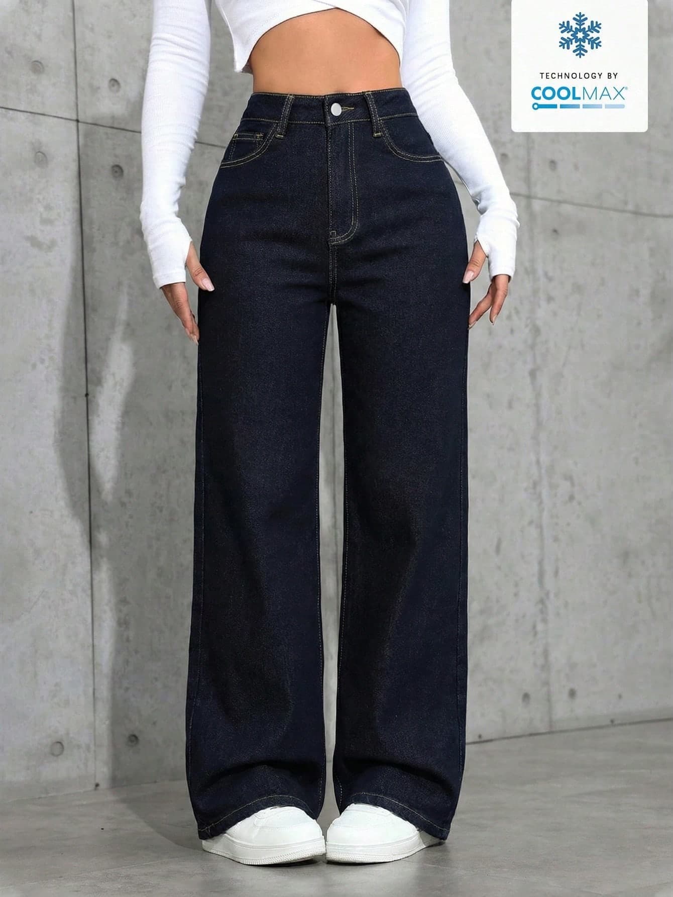 SHEIN ICON Casual Versatile Straight-Leg Jeans